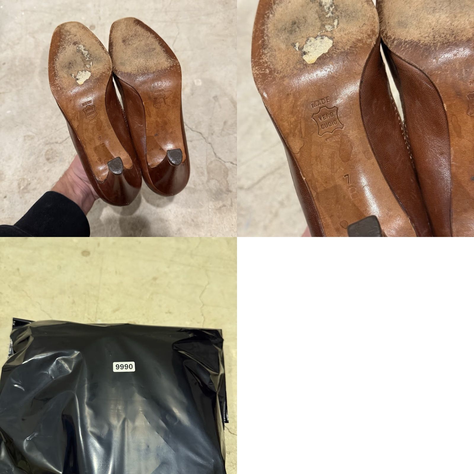 Bally VINTAGE Bally Leather Pumps Womens 7 Brown Heel Dress Shoes Block Heel Closed Toe Slip On Cap Toe Leather US 7 Italy Classic Pump Womens Size M / US 6-8 / IT 42-44 - 8 Thumbnail