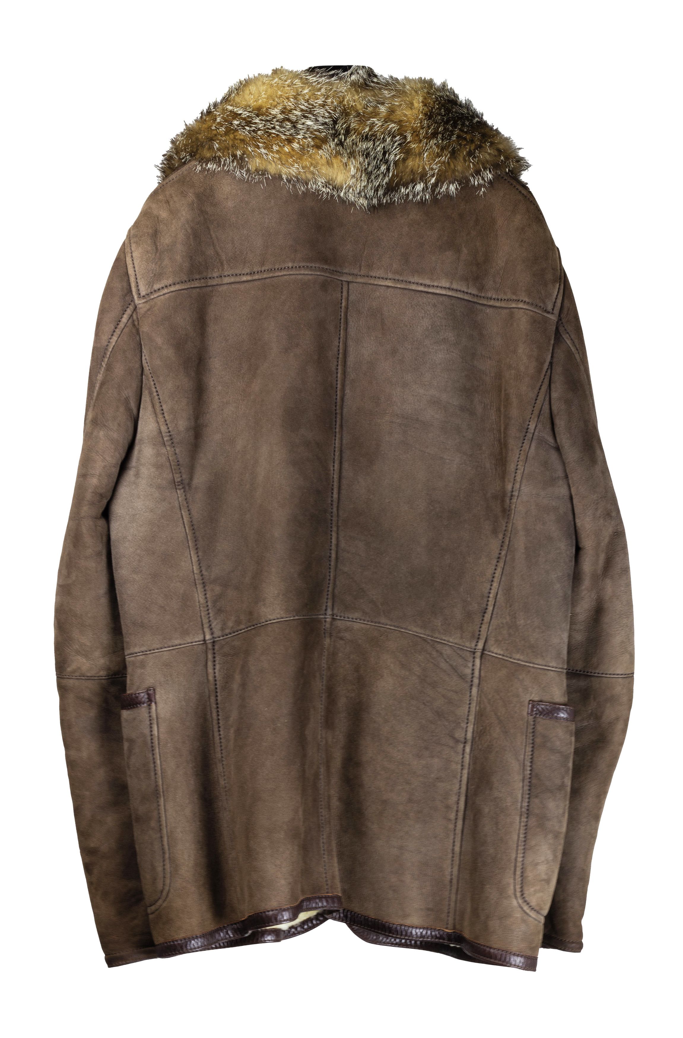 Gucci GUCCI FUR COLLAR SHEEP SHEARLING COAT JACKET Size US L / EU 52-54 / 3 - 2 Thumbnail