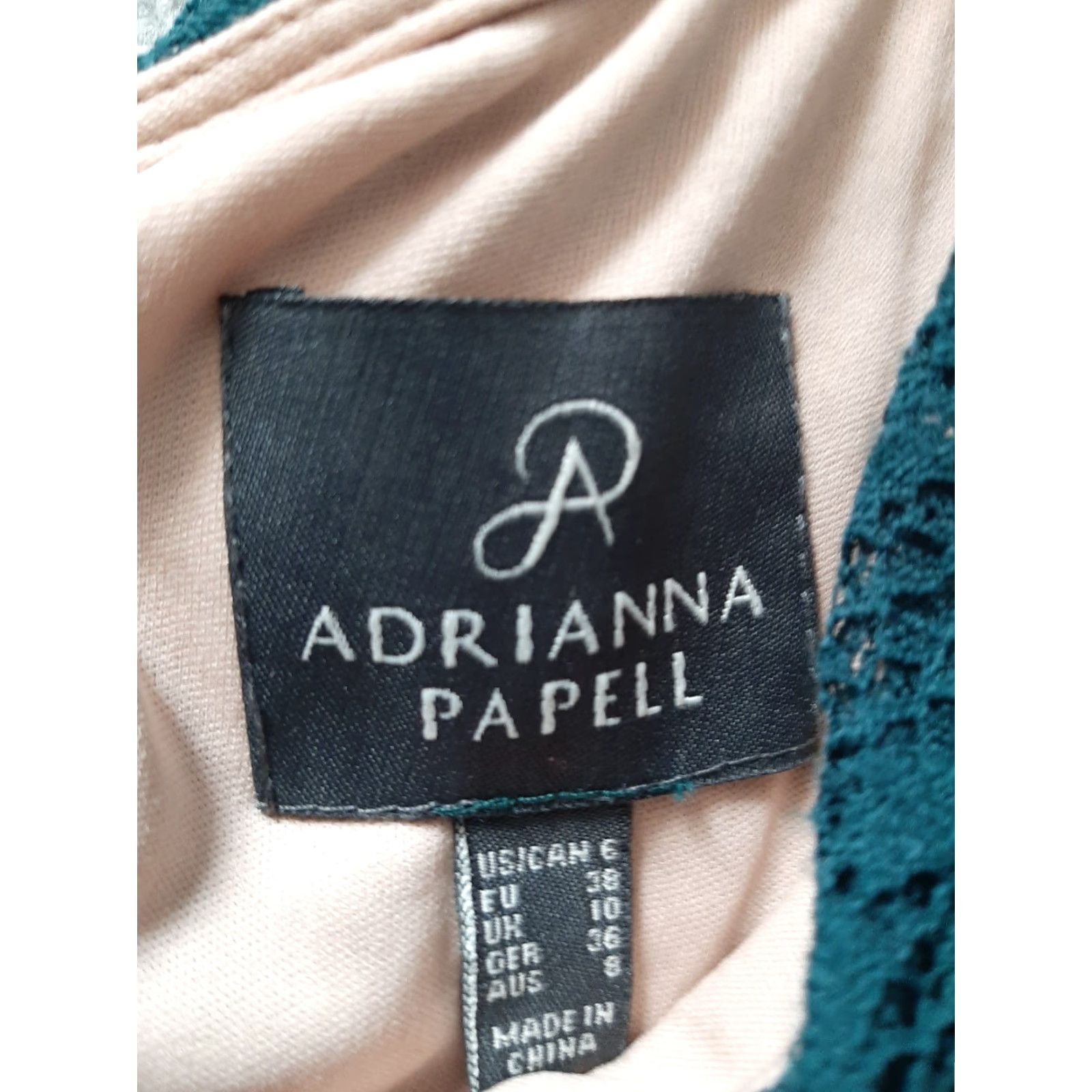 Adrianna Papell ADRIANNA PAPELL Dress Women Size 6 Green Long Sleeve Pull on 39" New MSRP 162 Size M / US 6-8 / IT 42-44 - 2 Thumbnail