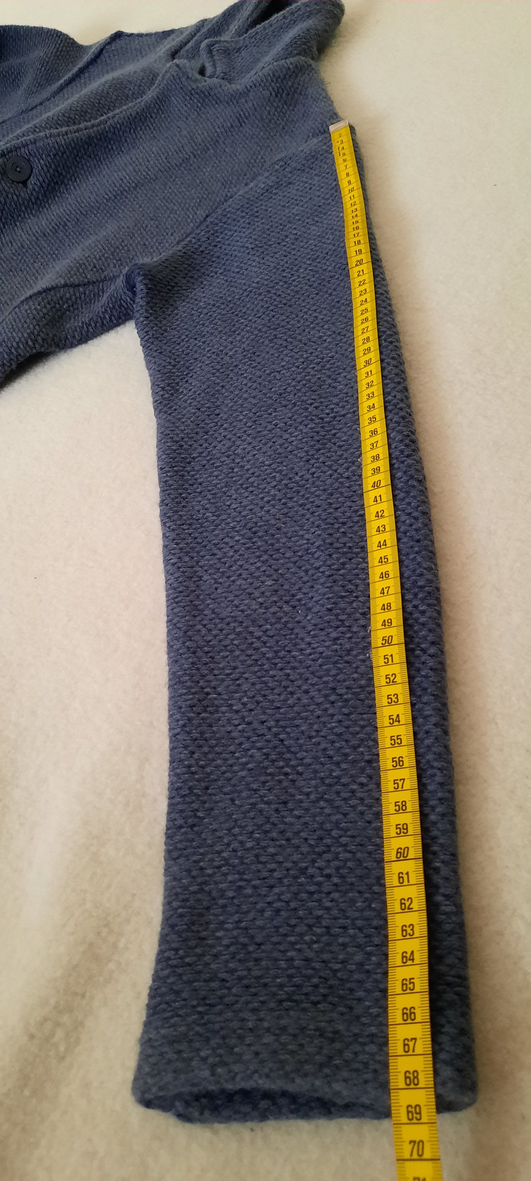GAS GAS Men's Cardigan Wool Jacket Blue 48 Size US M / EU 48-50 / 2 - 21 Thumbnail