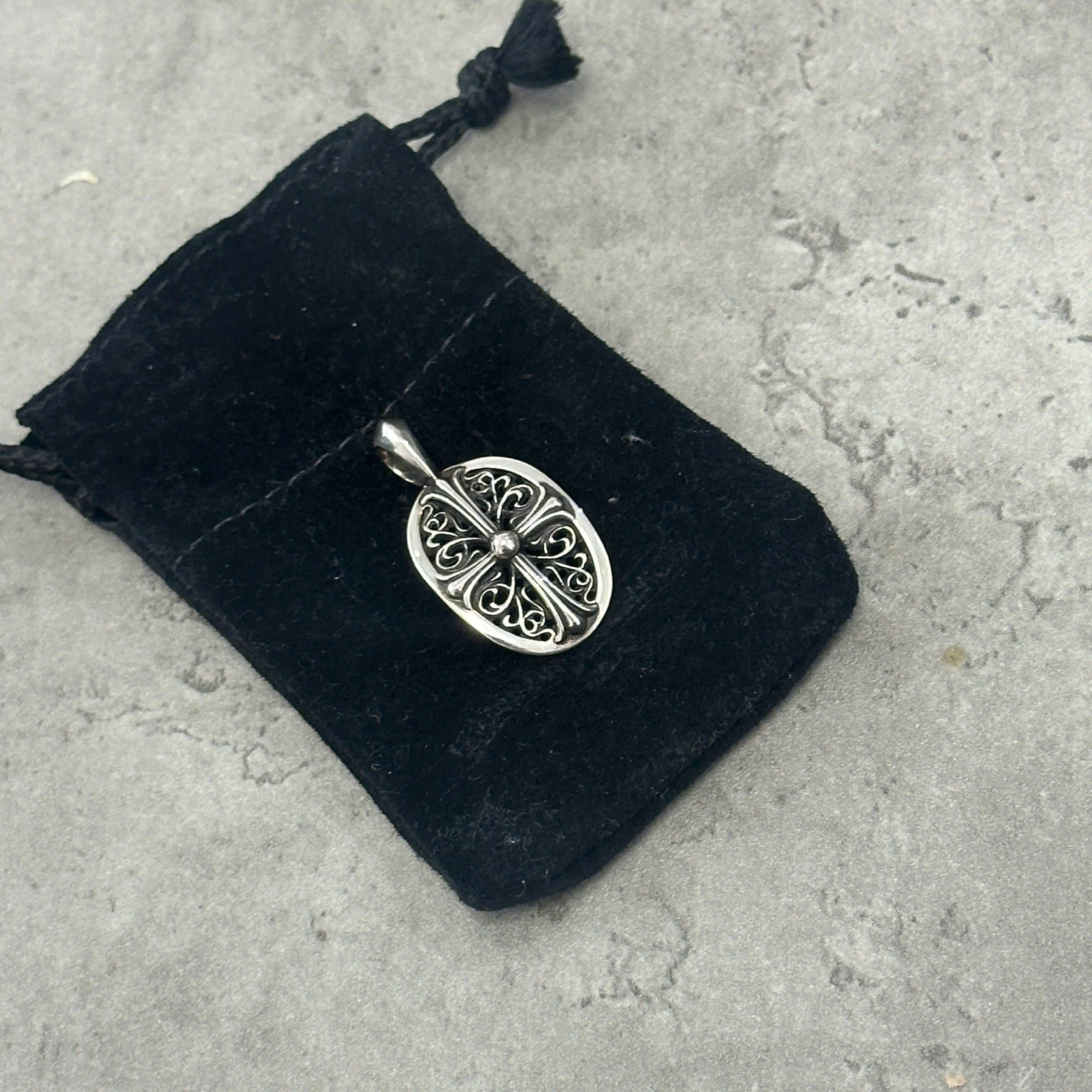 Chrome Hearts CHROME HEARTS Oval Cross Charm SILVER Size ONE SIZE - 2 Thumbnail