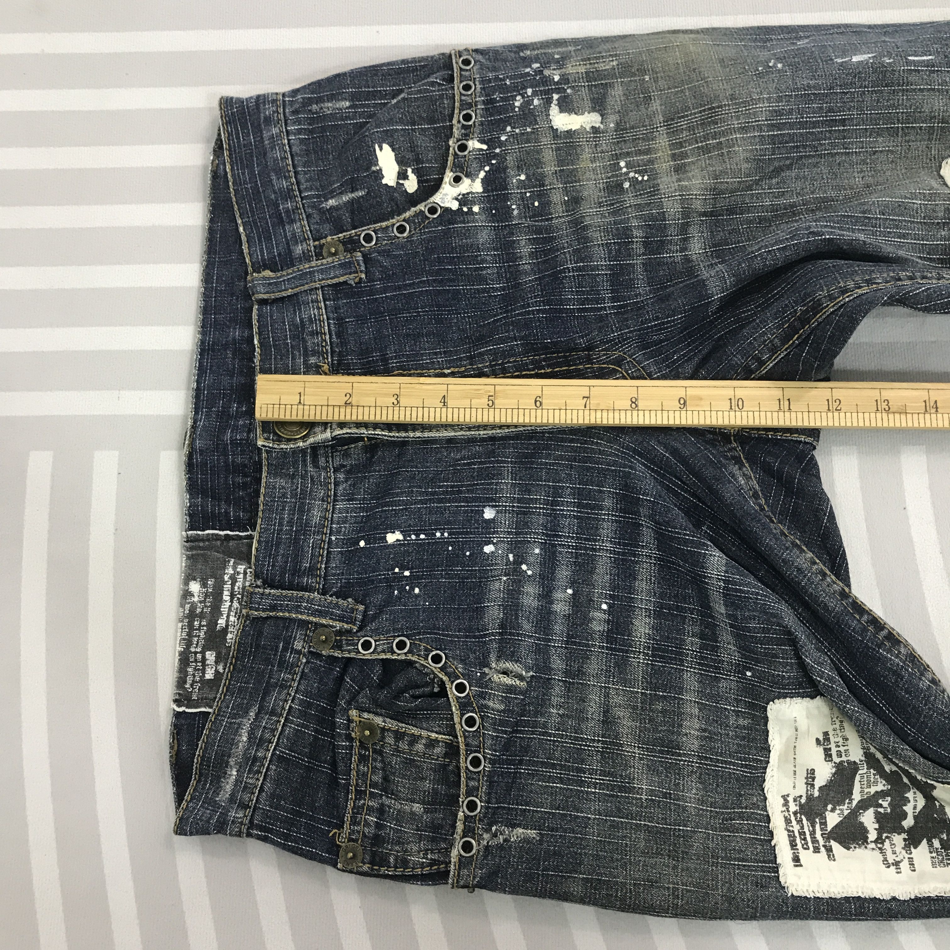 Japanese Brand Vintage Gri Gri Japan design ifsixwasnine denimJeans Size US 32 / EU 48 - 10 Thumbnail