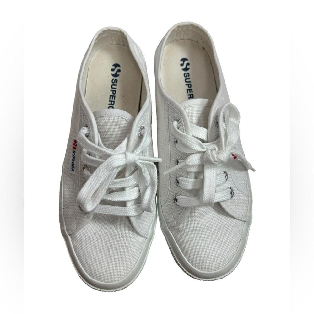 Superga Superga l 2402 Mule White Slide On Size 6 Size US 6 / IT 36 - 3 Thumbnail
