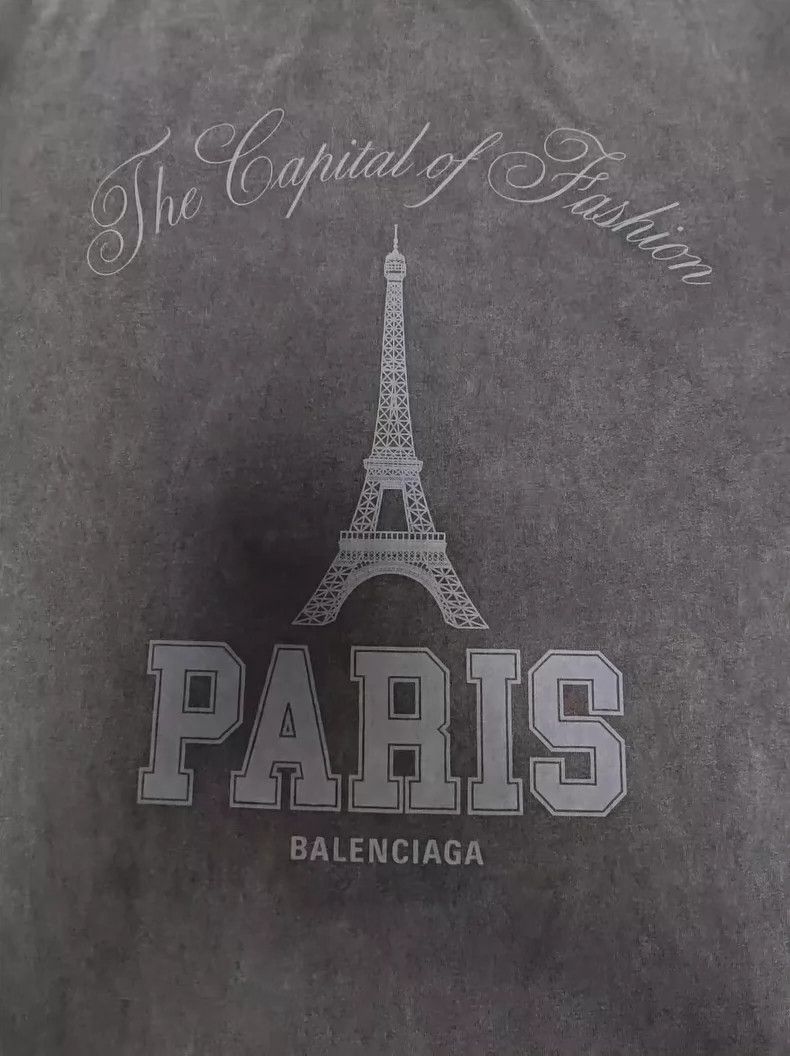 Balenciaga Balenciaga Tower Washing Short Sleeve Size US S / EU 44-46 / 1 - 3 Thumbnail