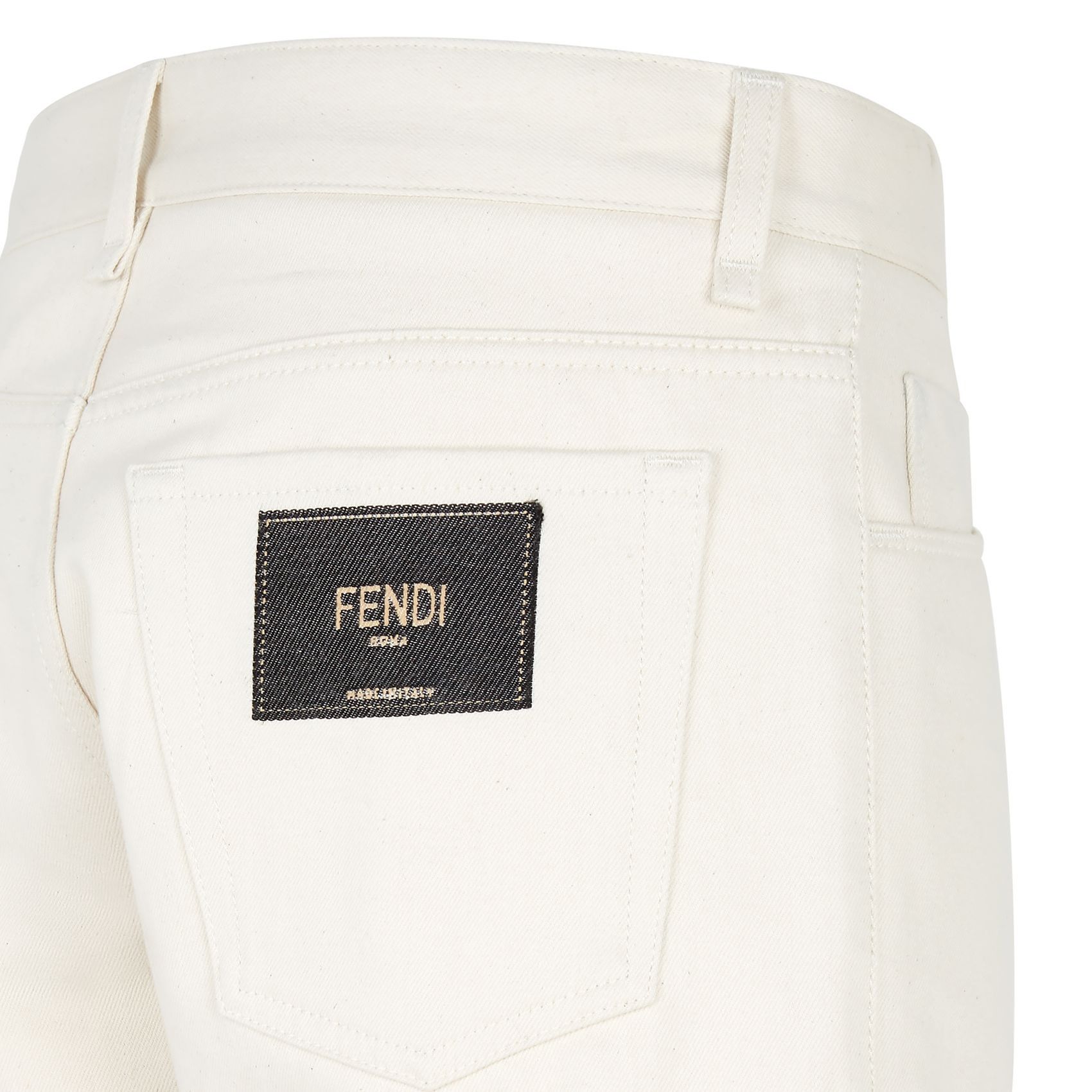Fendi o1loc1c0824 Bermudas Shorts in White Size US 36 / EU 52 - 3 Thumbnail