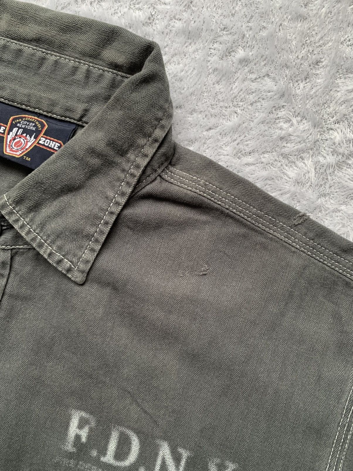 Vintage Fire department city of newyork FDNY workshirt Size US M / EU 48-50 / 2 - 4 Thumbnail