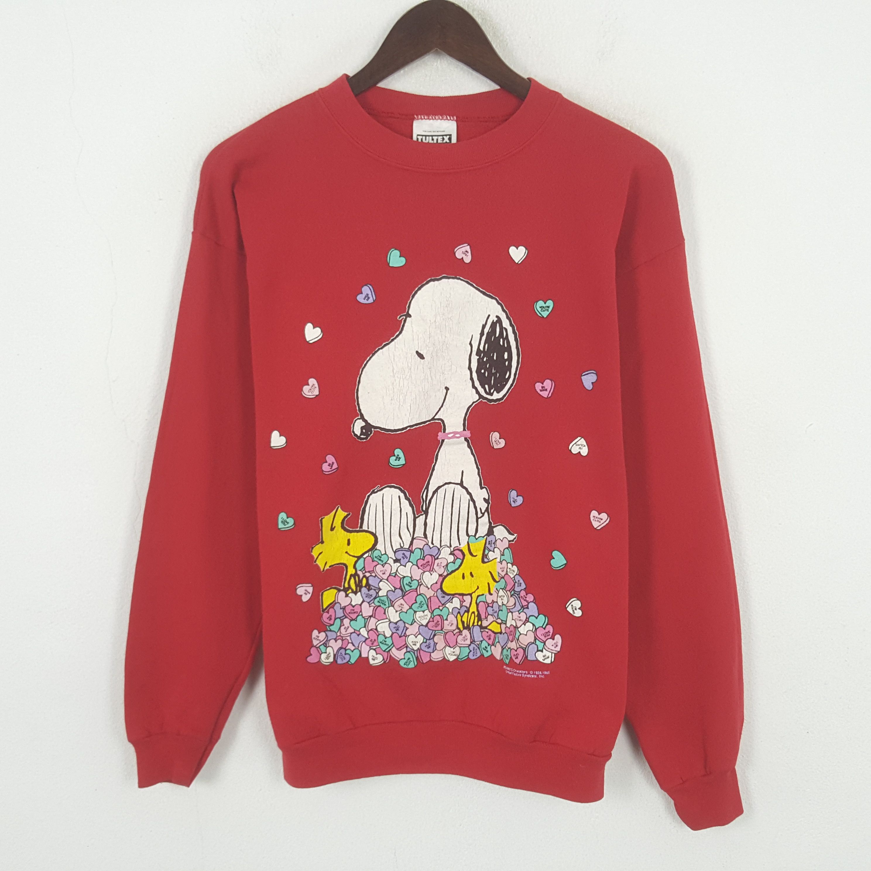 Cartoon Network Vintage Peanuts Snoopy & Woodstock Hugging Sweatshirt Size US S / EU 44-46 / 1 - 1 Thumbnail