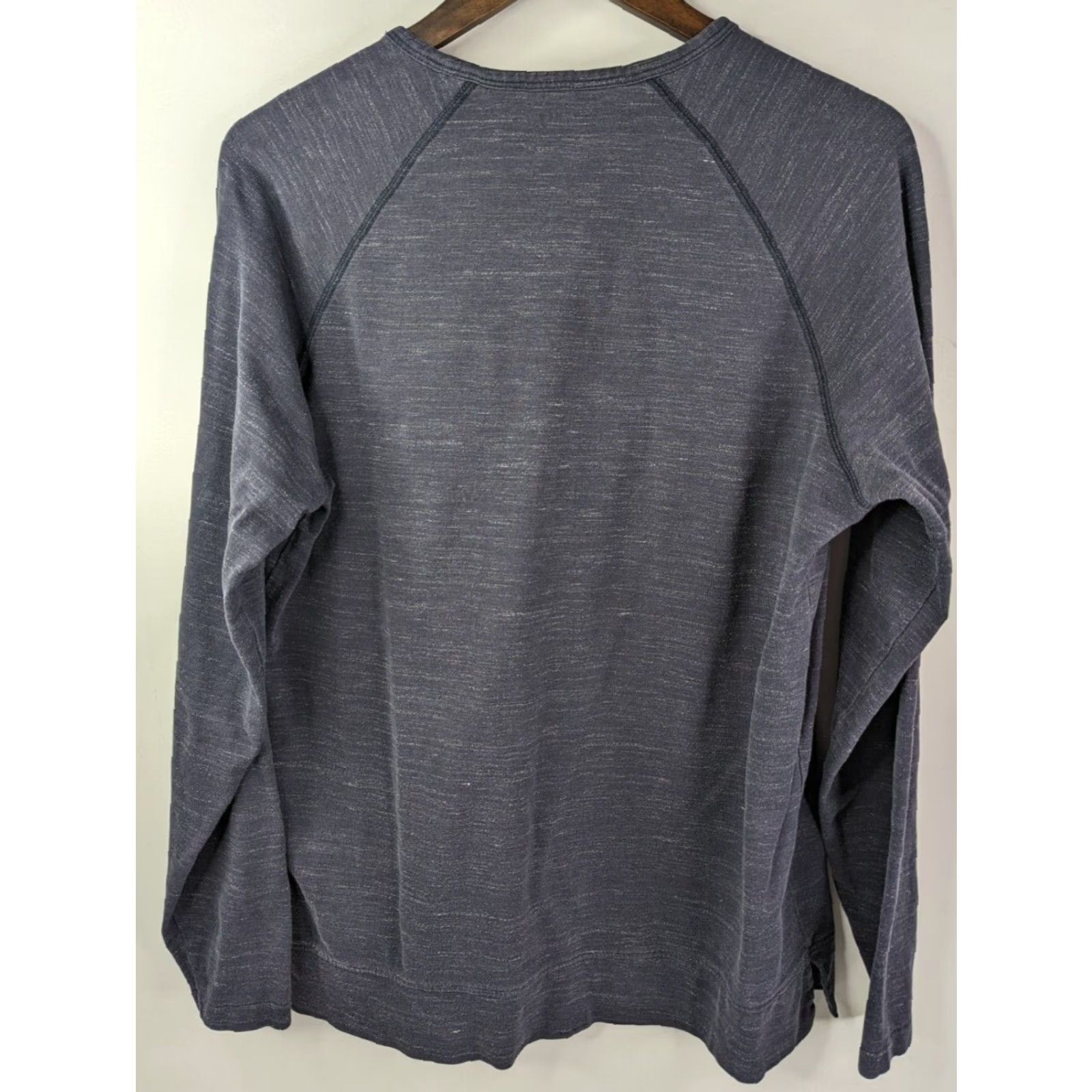 Bonobos Bonobos Standard Fit Long Sleeve Crew Neck Pullover Shirt Black Mens M Peru Size US M / EU 48-50 / 2 - 4 Thumbnail