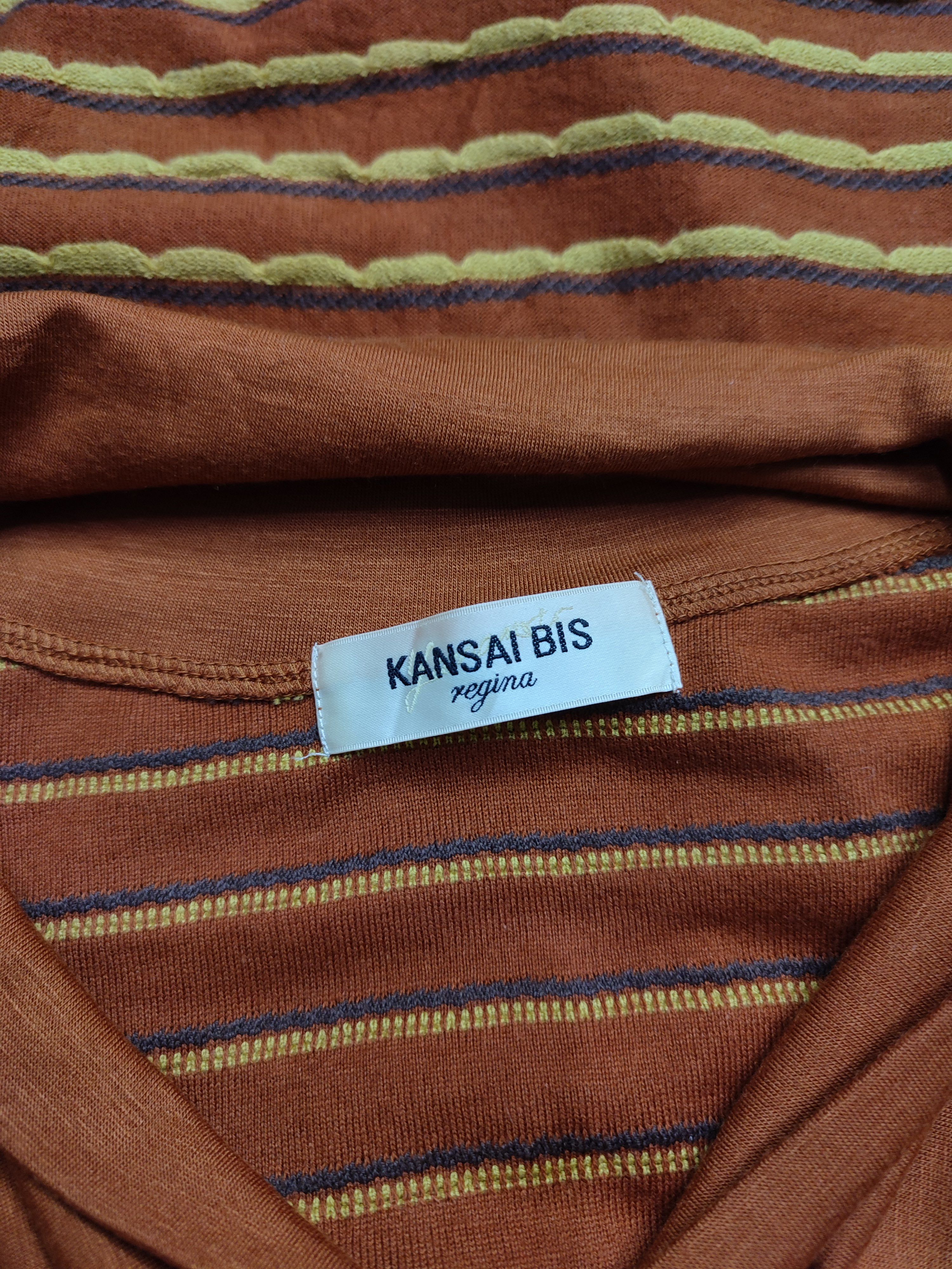 Kansai Yamamoto DOPE🔥Kansai 🇯🇵 Bis Regina Stripe Sleveless Size L / US 10 / IT 46 - 5 Thumbnail
