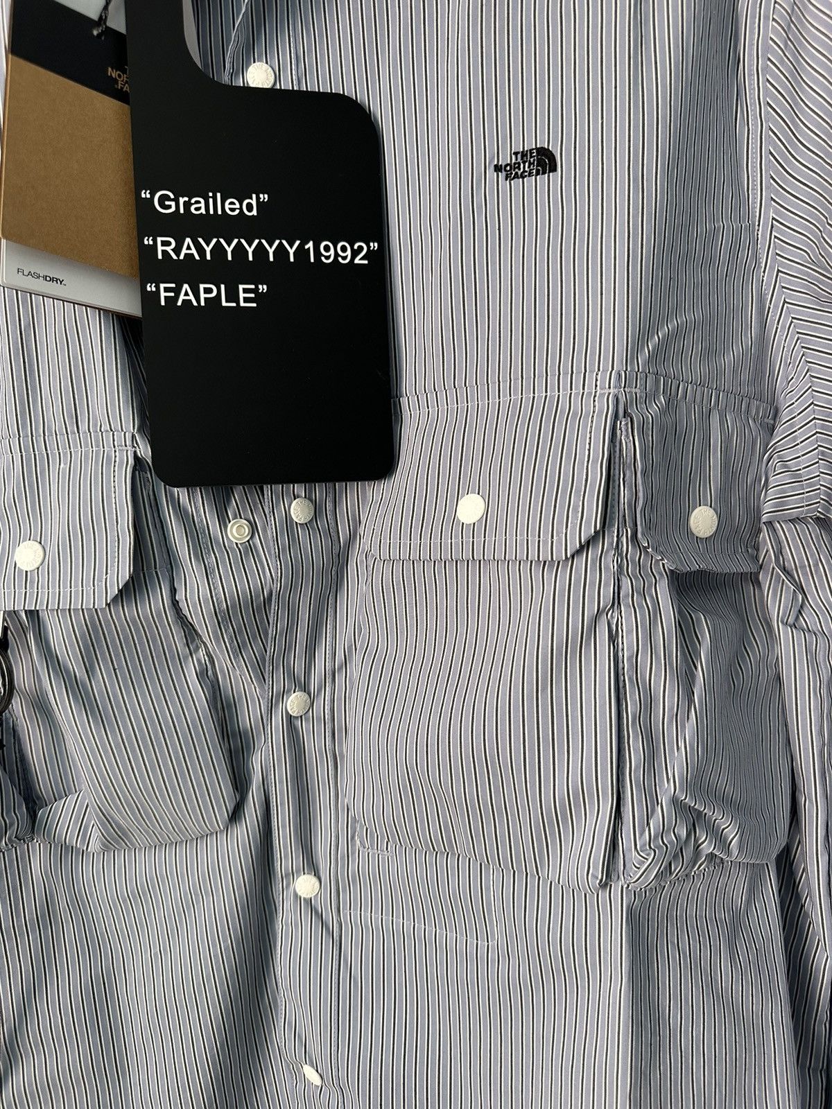 Kazuki Kuraishi × The North Face Urban Exploration KK LS STRIPE SHIRT Size US M / EU 48-50 / 2 - 19 Thumbnail