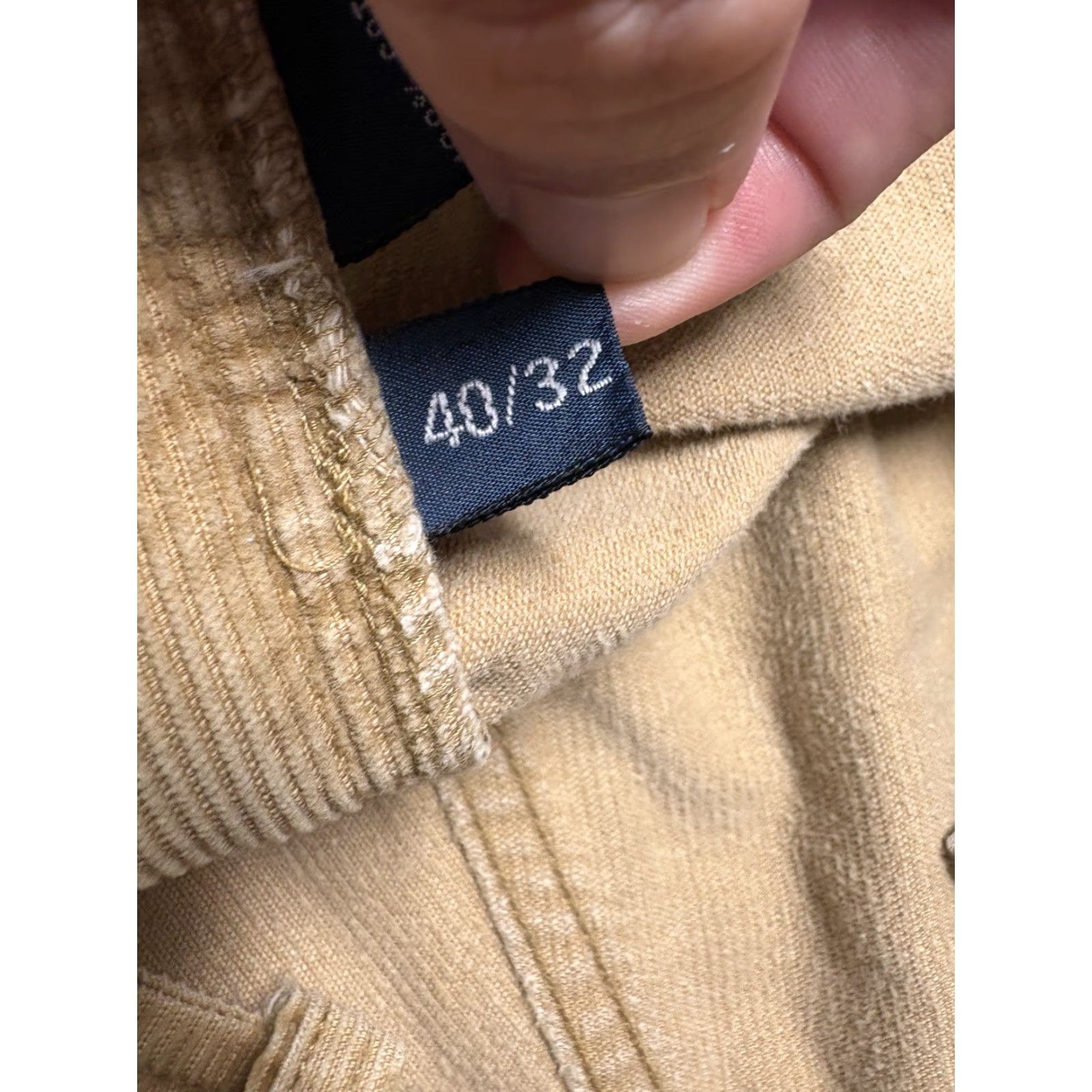 Polo Ralph Lauren VTG Polo Ralph Lauren Corduroy Cargo Pants Mens 40x32 Military 3D Snap Pocket Beige Cotton Pants Mens 40 Regular Inseam 32 Cargo Pocket 3D Style Size US L / EU 52-54 / 3 - 5 Thumbnail