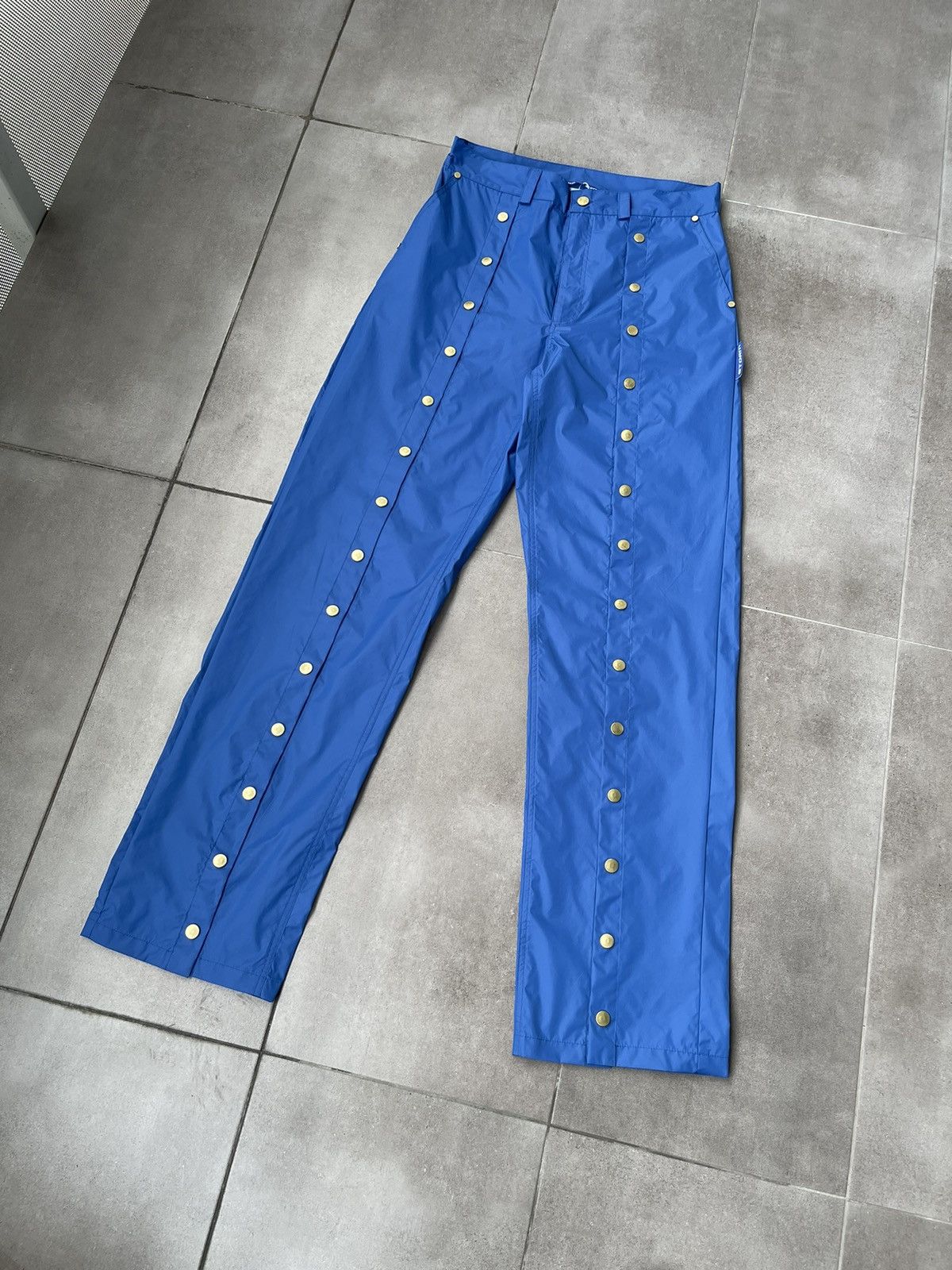 Other !DS! SS22 Nikolaj Storm Logo Blue Chaco Pants Size US 30 / EU 46 - 5 Thumbnail