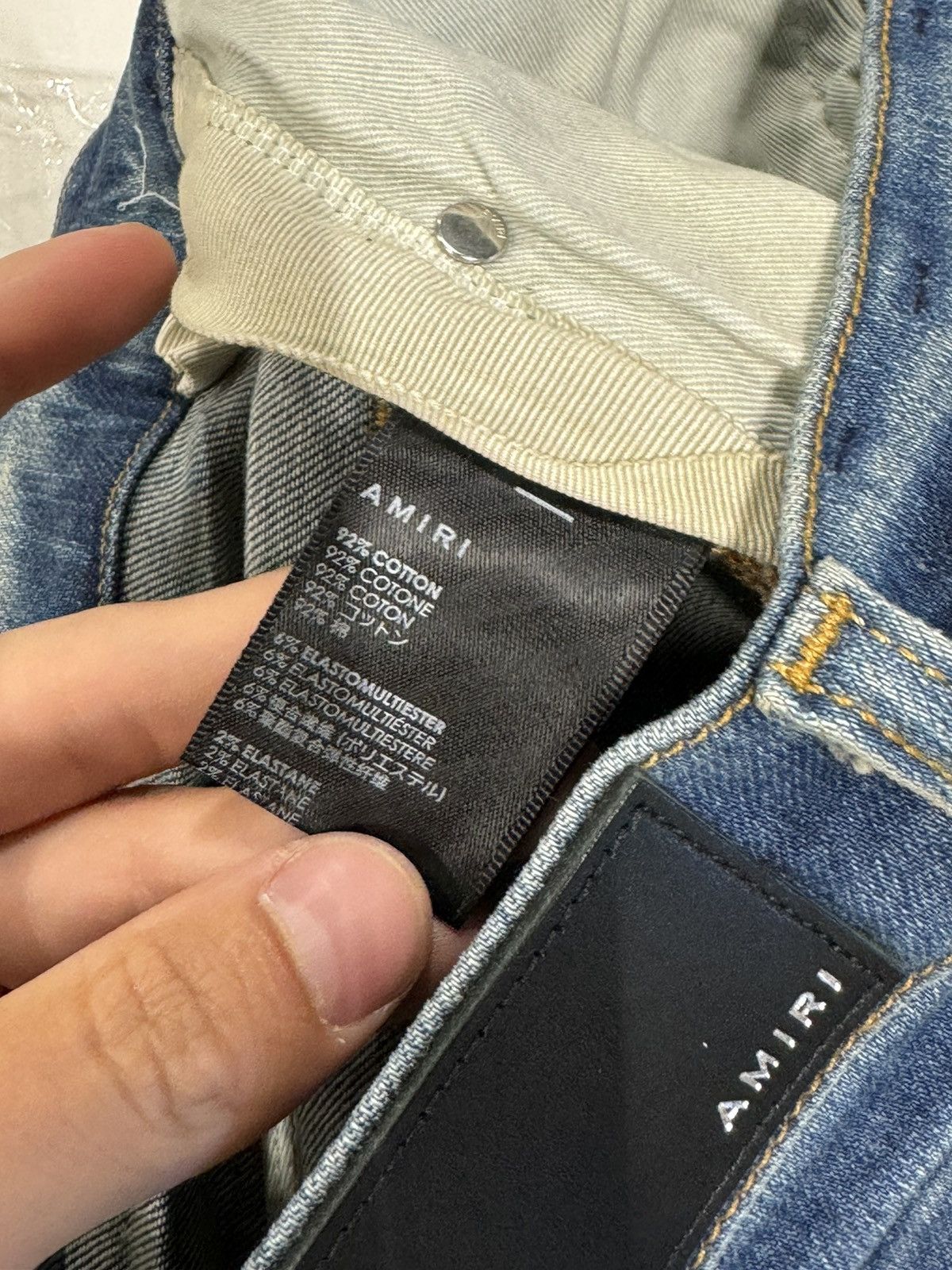 Amiri Amiri Honeycomb Stack Jeans NEW RETAIL 1000$ Size US 31 - 7 Thumbnail