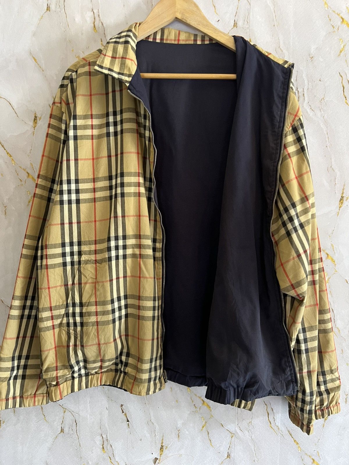 Burberry Burberry Nova Check Reversible Zipper Jacket Size US L / EU 52-54 / 3 - 3 Thumbnail