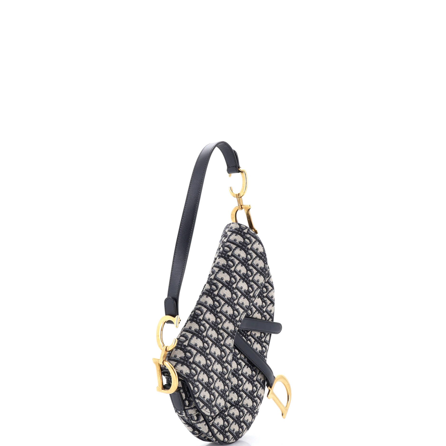 Dior Saddle Handbag Oblique Canvas Medium Size ONE SIZE - 1 Thumbnail