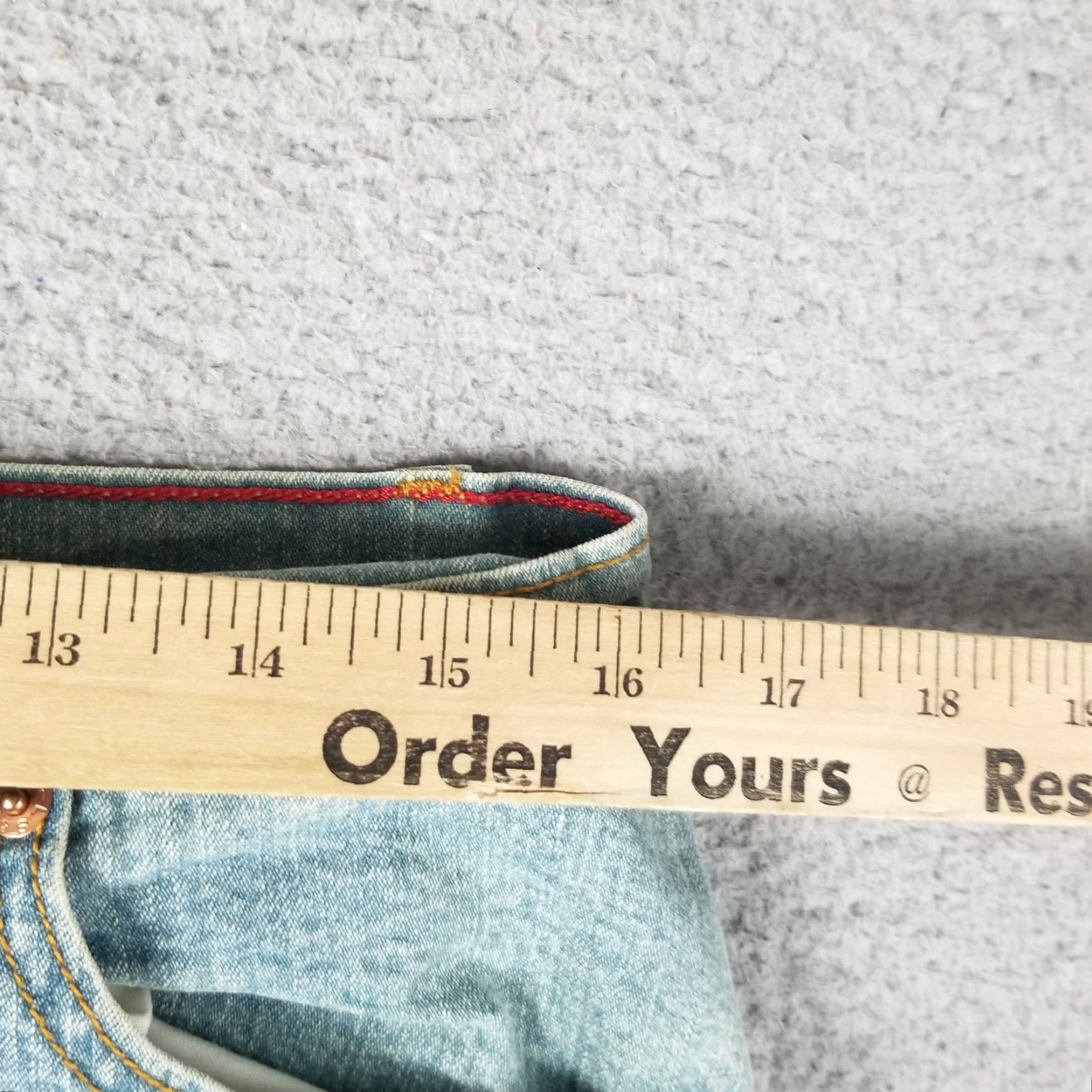 Levi's LEVI'S 550 Bootcut Relaxed Jeans Womens Size 12S Acid Wash Mid Rise Blue Size 34" / US 12 / IT 48 - 5 Thumbnail