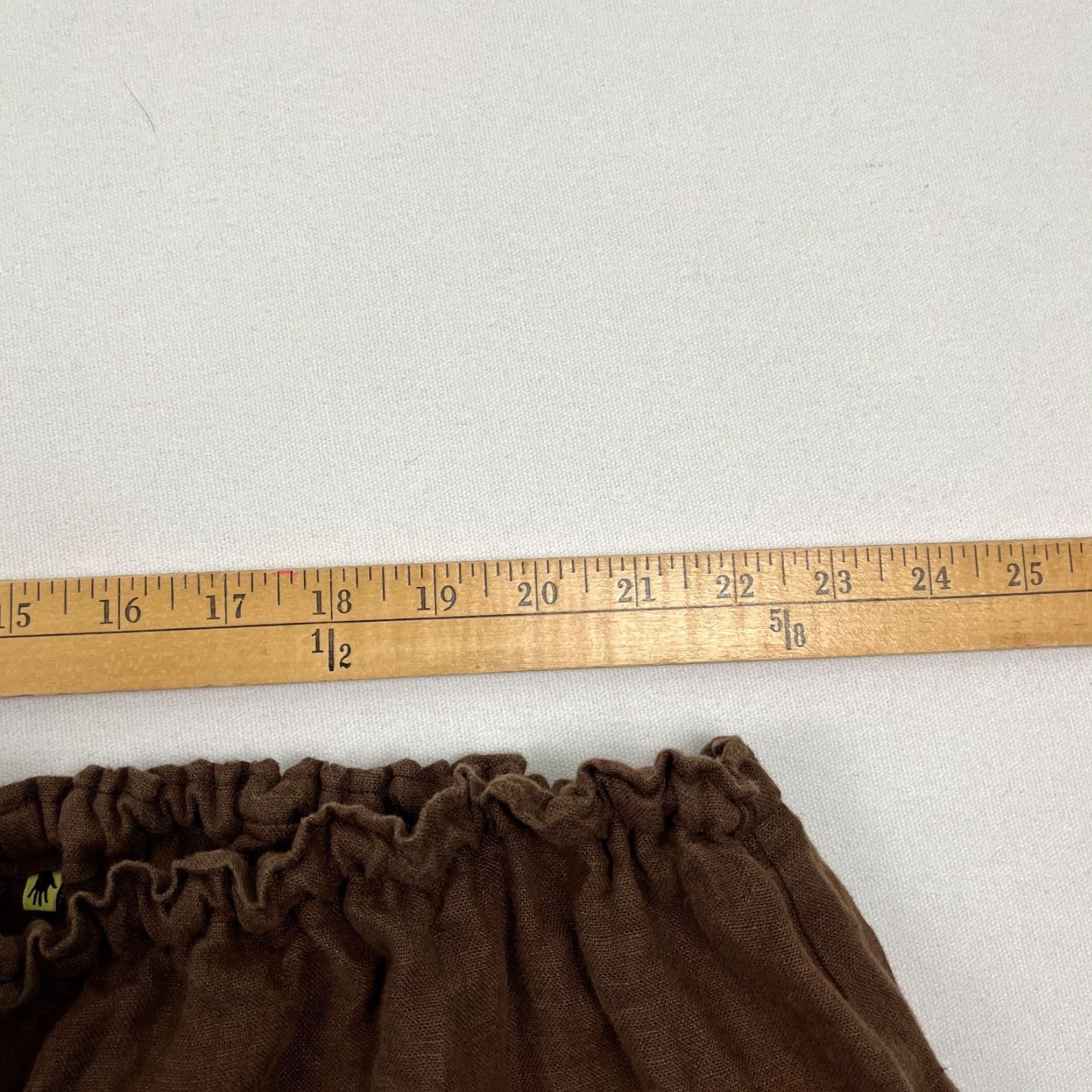 Vintage Womens Linen Pants Sz 30 - 42 Adjustable Elastic Waist Baggy Wide Leg High Rise Size 36" / US 14 / IT 50 - 4 Thumbnail