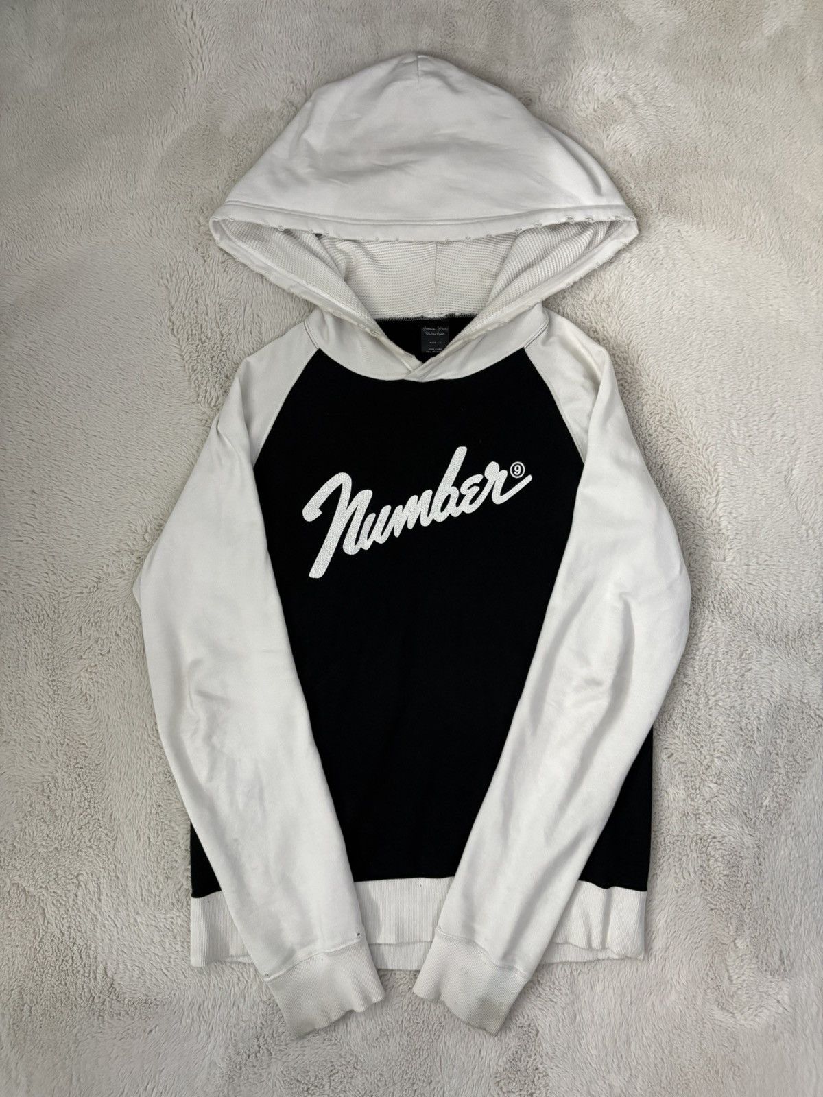 Number (N)ine AW05 Number Nine Fender Logo Pullover Archive Hoodie
