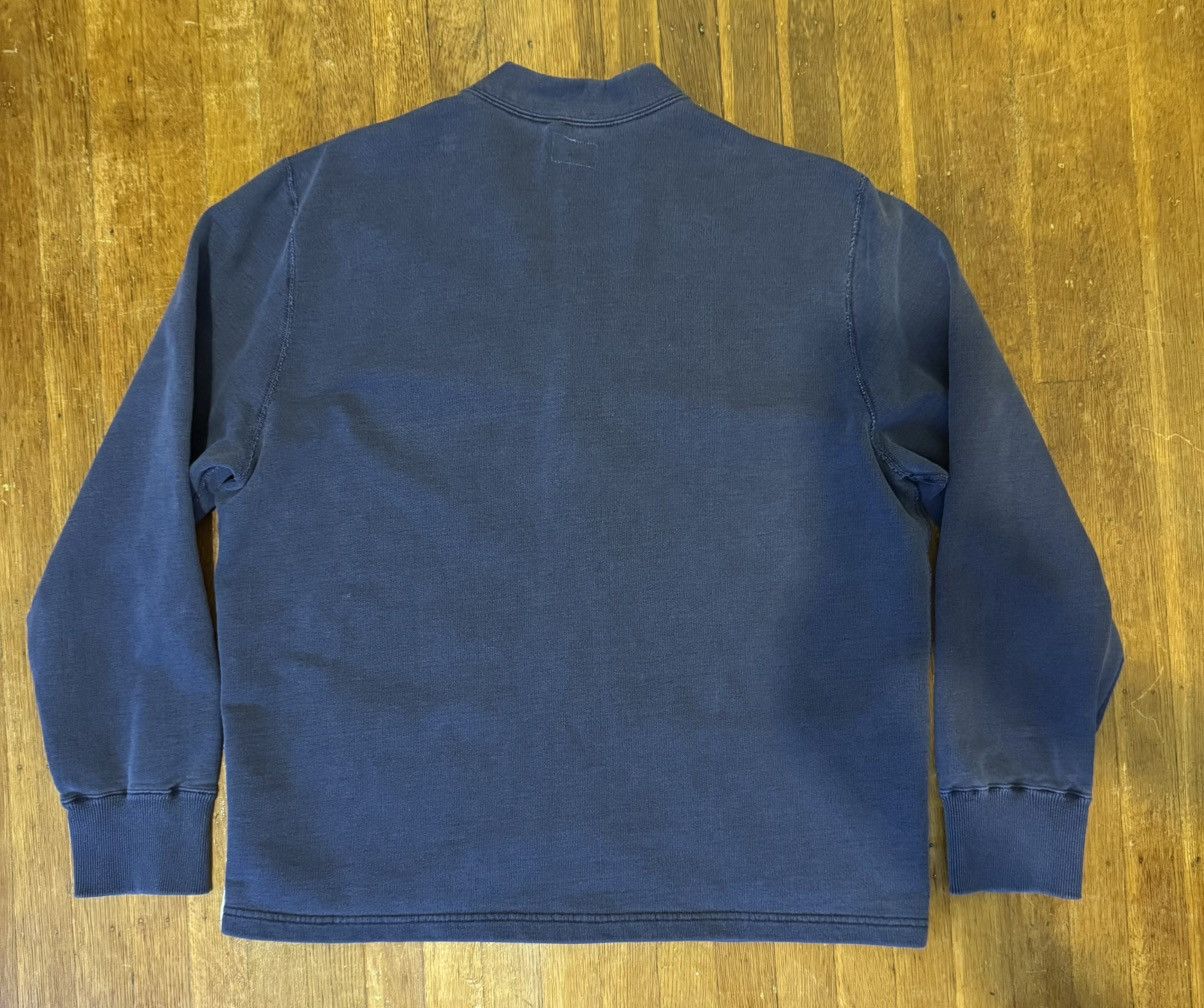 Todd Snyder Todd Snyder The Garmet Dyed Blue Cardigan Sweatshirt, NEW Size US XXL / EU 58 / 5 - 2 Thumbnail