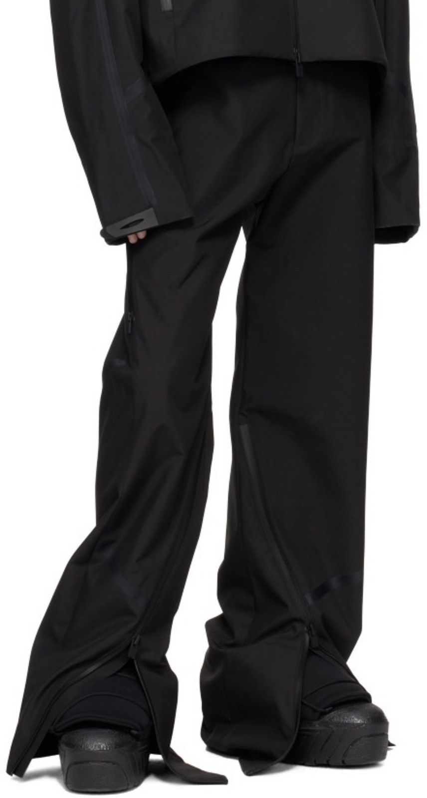 Heliot Emil Black Turing Zip Trousers Size US 28 / EU 44 - 4 Thumbnail