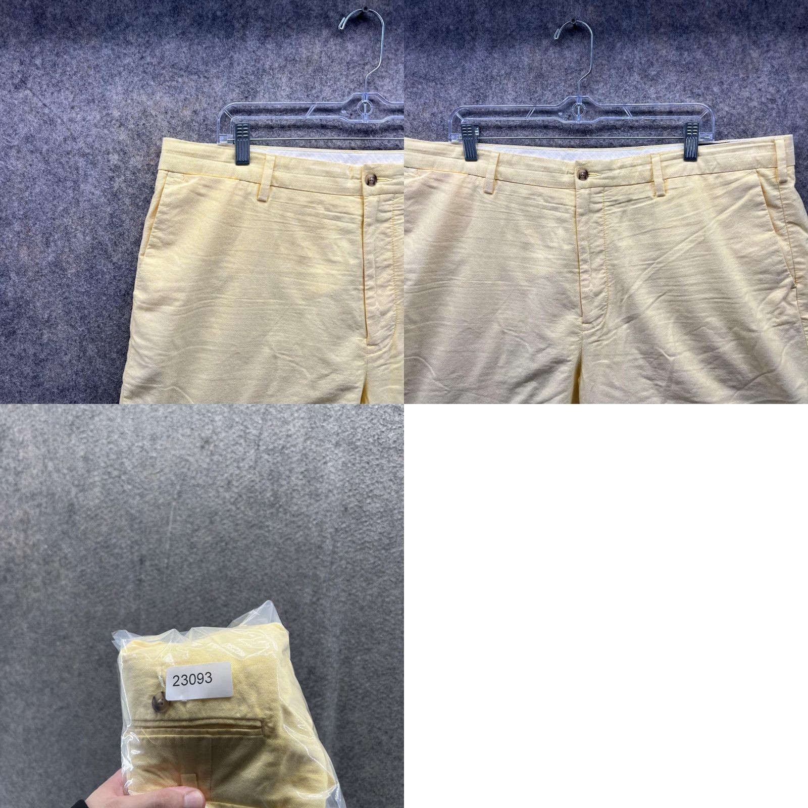 Polo Ralph Lauren Polo Ralph Lauren Shorts Men 38 Yellow Chino Flat Front Classic Fit Pony Vtg Size US M / EU 48-50 / 2 - 8 Thumbnail