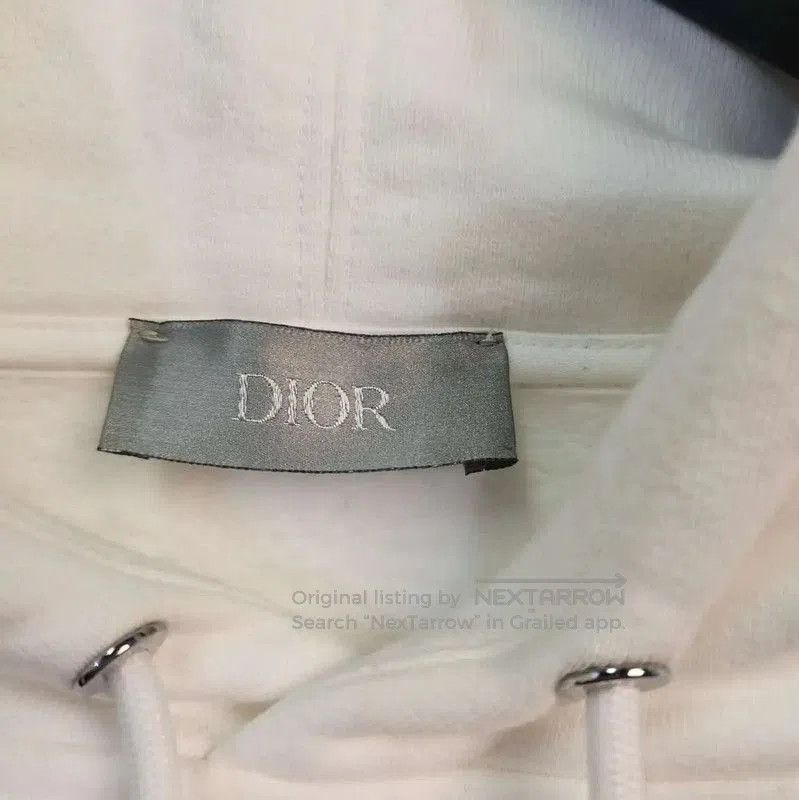 Dior Dior White Short Hoodie with Logo . Size M / US 6-8 / IT 42-44 - 3 Thumbnail