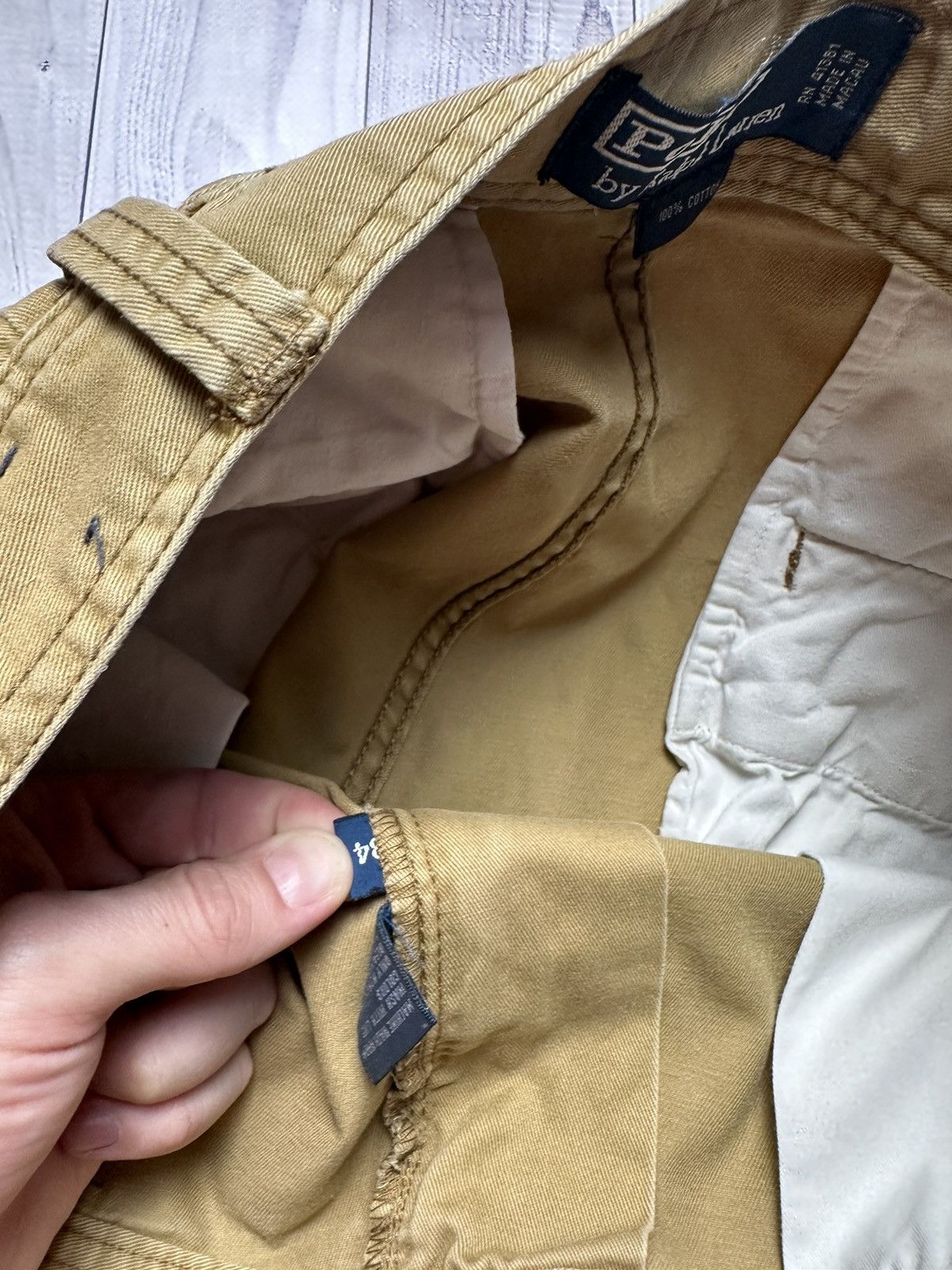 Polo Ralph Lauren × Vintage Vintage cargo shorts Polo Ralph Lauren size 34 pocket Size US 34 / EU 50 - 5 Thumbnail