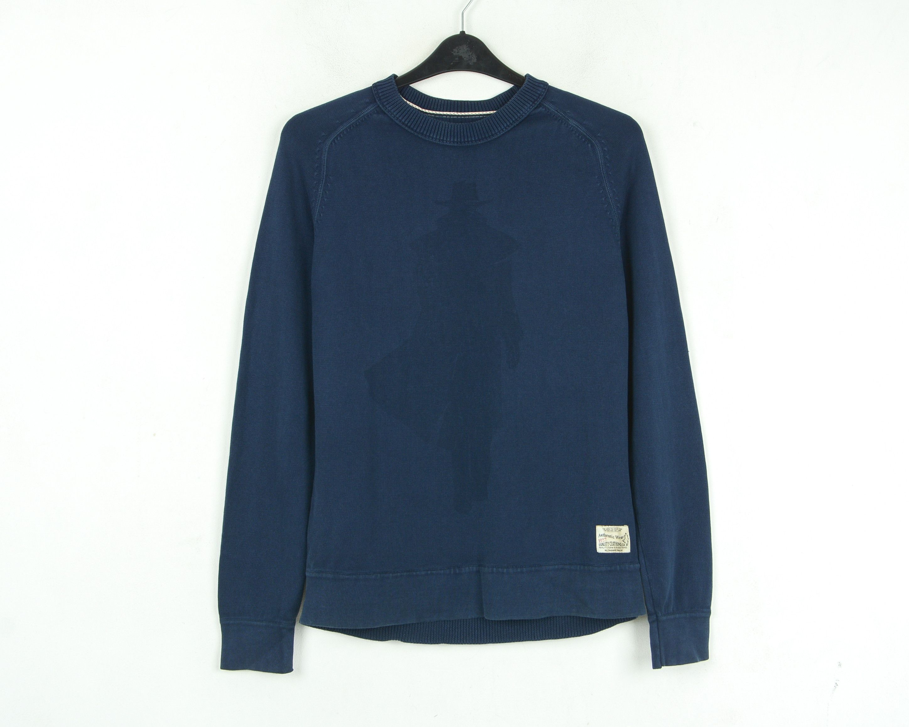 Marlboro Classics RUGGED REFINED Sweatshirt M Jumper Pullover Blue Crew Neck Size US M / EU 48-50 / 2 - 1 Thumbnail