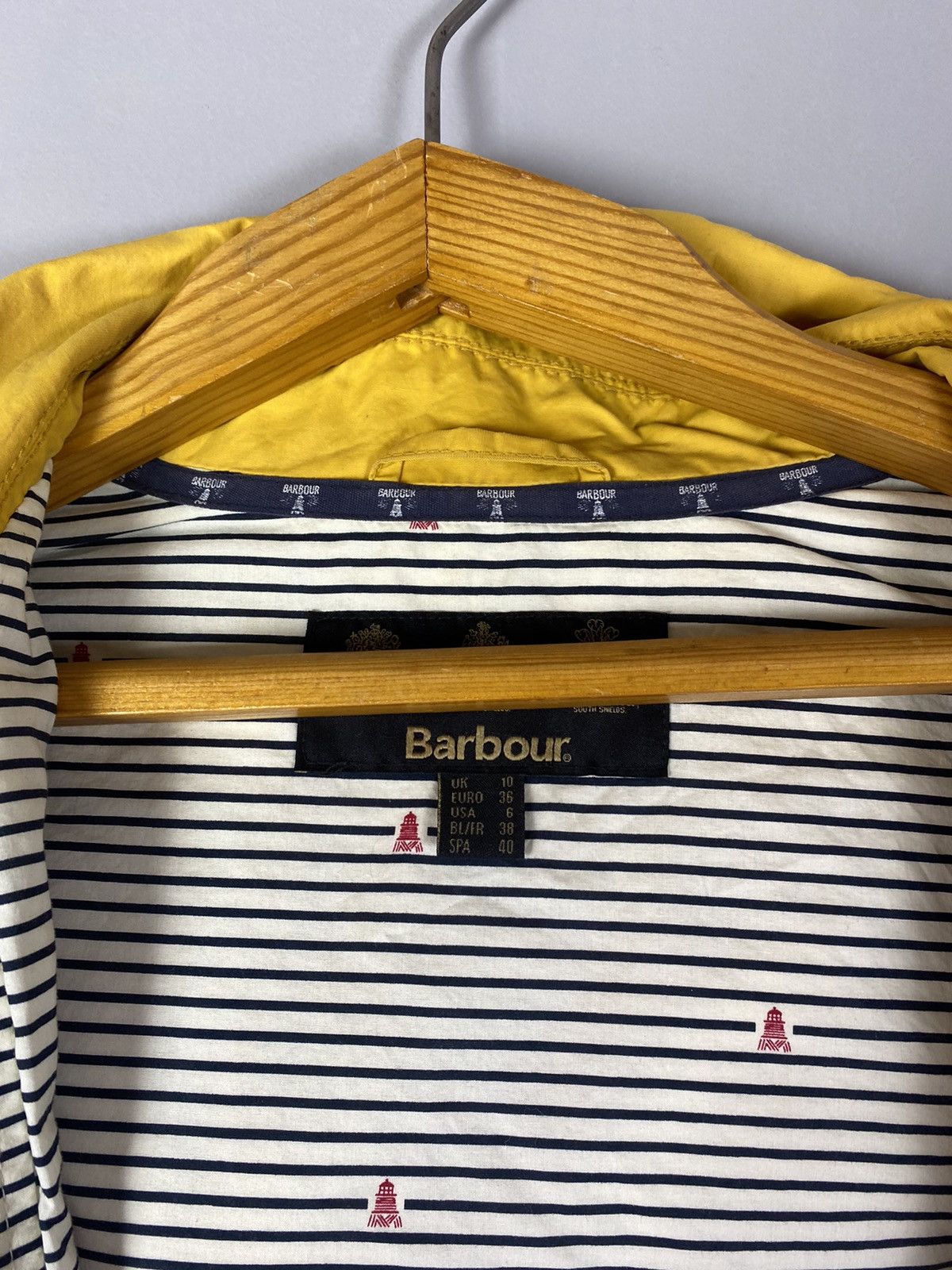 Barbour × Vintage Vintage womens Barbour jacket Size L / US 10 / IT 46 - 7 Thumbnail