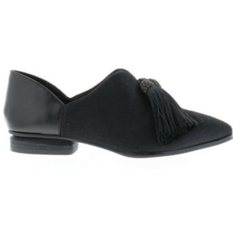 Other SBICCA Womans Leather Calf Hair Black Flats Loafers / Size 7 Size US 7 / IT 37 - 2 Thumbnail