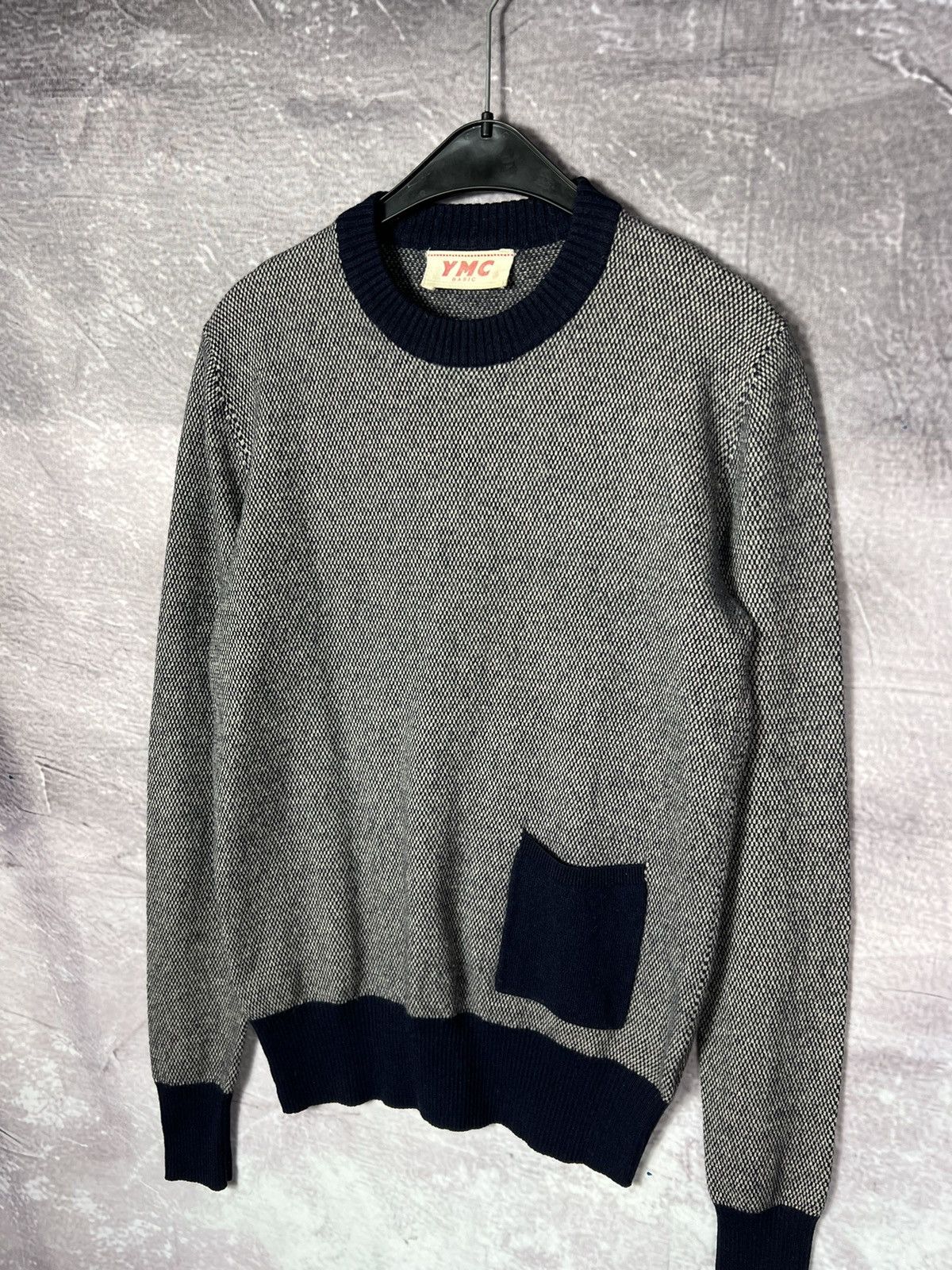 YMC YMC Vintage You Must Create London Wool Pocket Sweatshirt Size US S / EU 44-46 / 1 - 3 Thumbnail