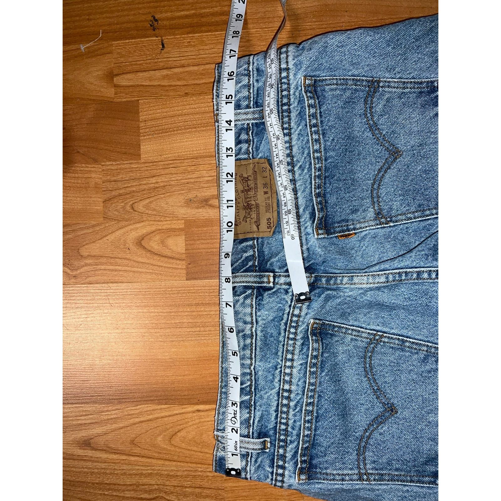 Levi's Vintage Levi 505 Orange Tab Jeans Bottoms 36x32 VTG Levi's Size US 36 / EU 52 - 10 Thumbnail