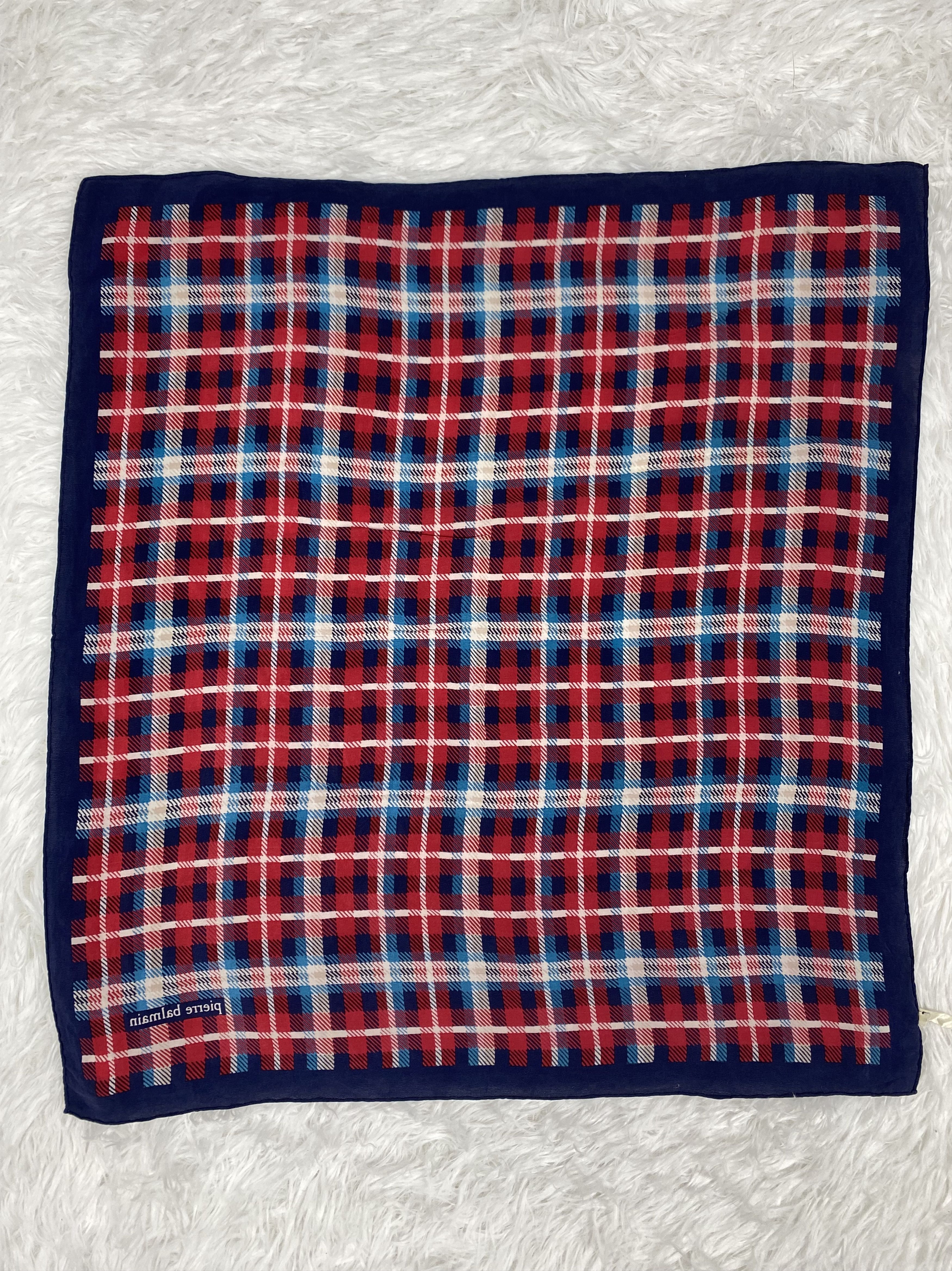 Pierre Balmain Vintage Pierre Balmain Handkerchief PH0048 Size ONE SIZE - 4 Thumbnail