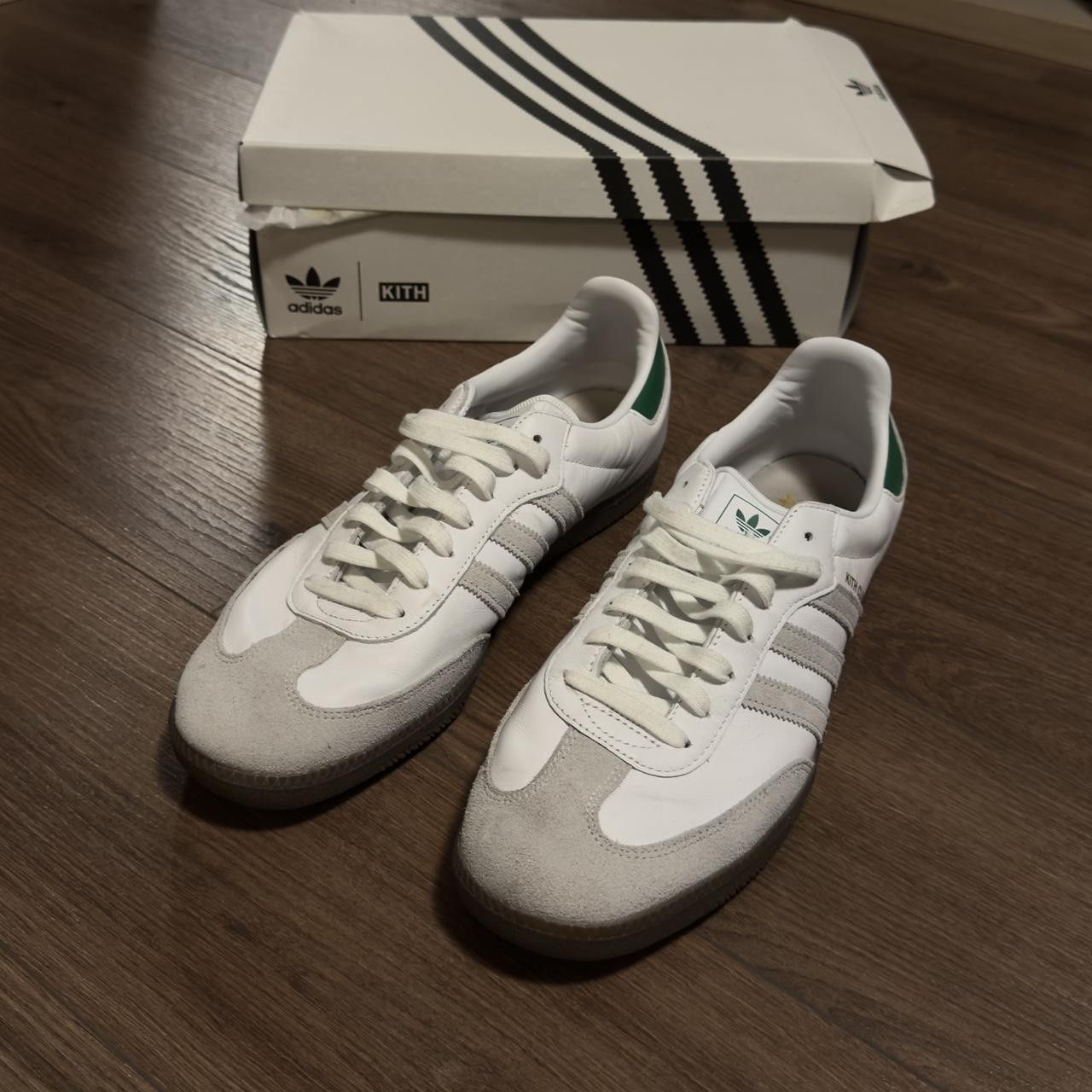Adidas × Kith Adidas x Kith Sambas white Size US 13 / EU 46 - 2 Thumbnail