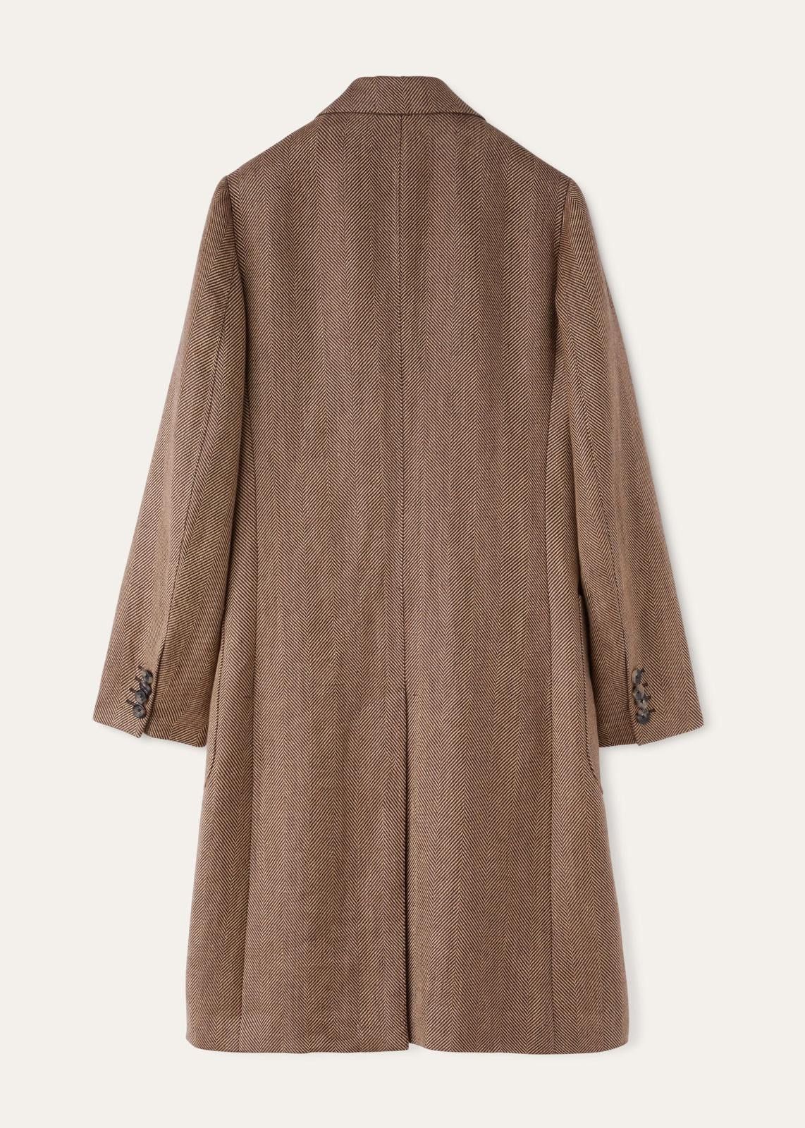 Loro Piana o1srvl11e0425 FAO0327 Double-Breasted Herwin Coat in Brown Size XS / US 0-2 / IT 36-38 - 2 Thumbnail
