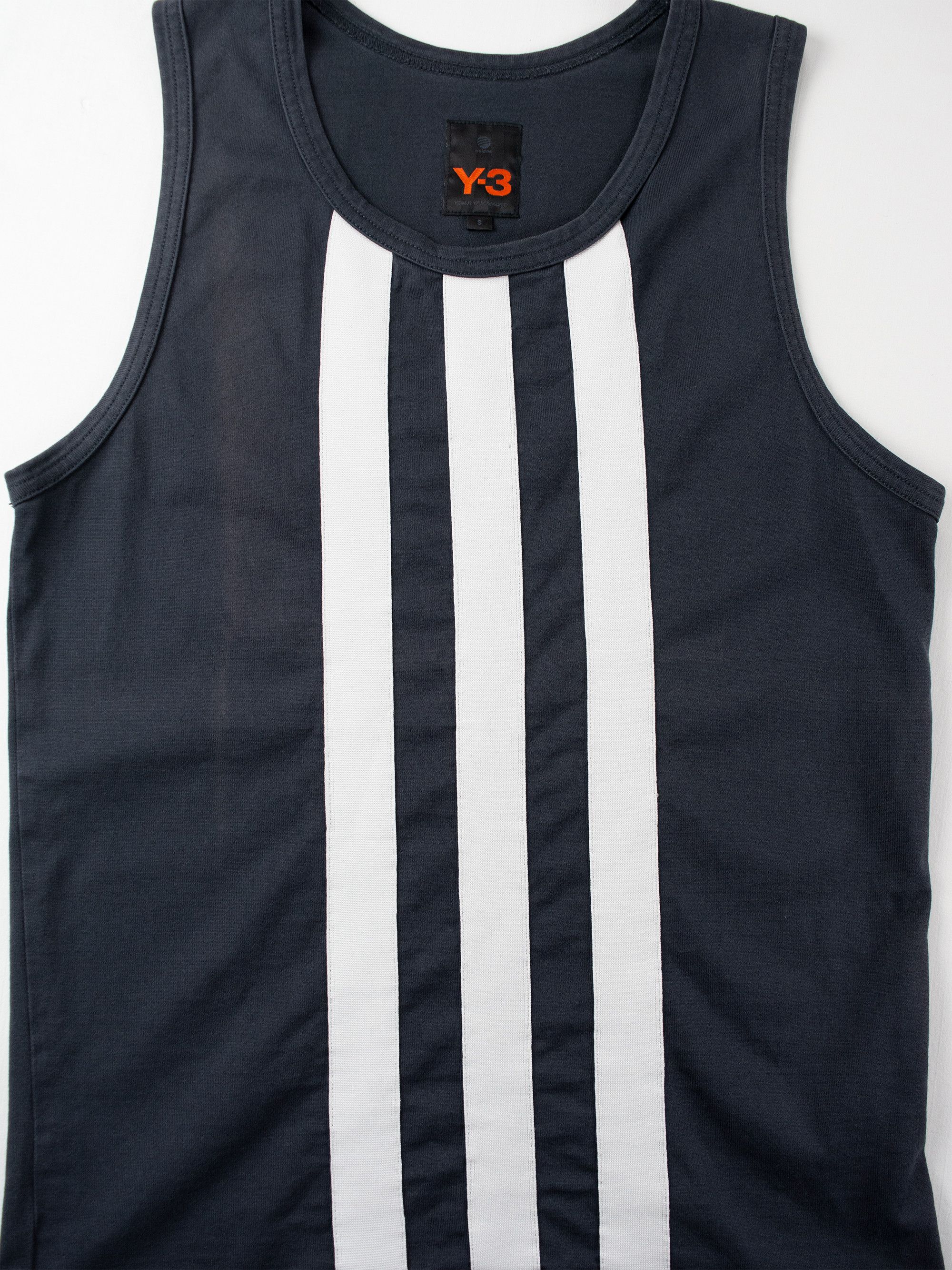 Y-3 Y-3 - S/S 2003 - men's three stripes tank top Size US S / EU 44-46 / 1 - 5 Thumbnail