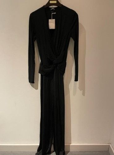 Tom Ford o1w1db10225 TUJ105 V-neck Long Sleeve Dress in Black Size M / US 6-8 / IT 42-44 - 1 Preview