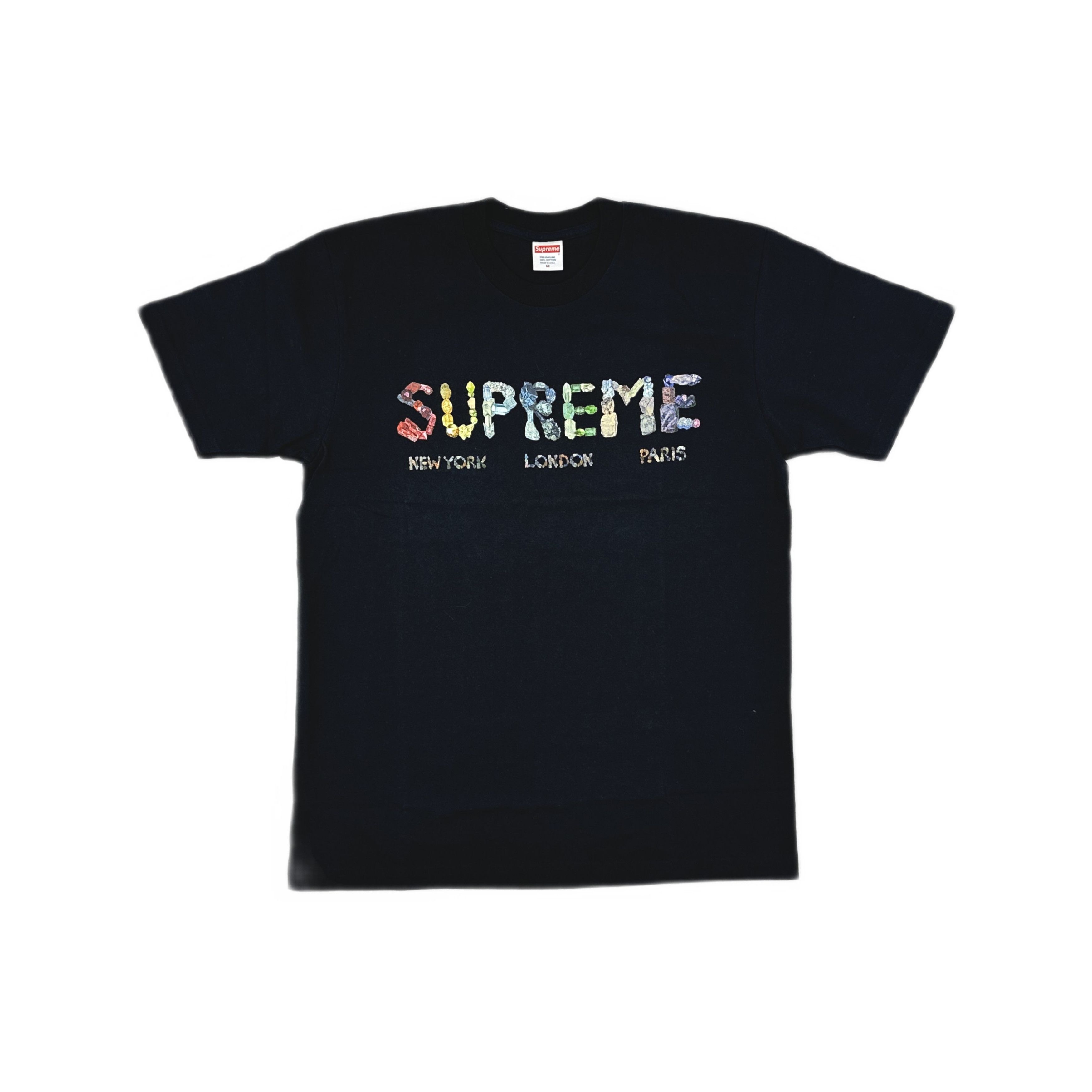 Supreme Supreme Crystal Logo Short Sleeve T-Shirt Size M Size US M / EU 48-50 / 2 - 1 Thumbnail