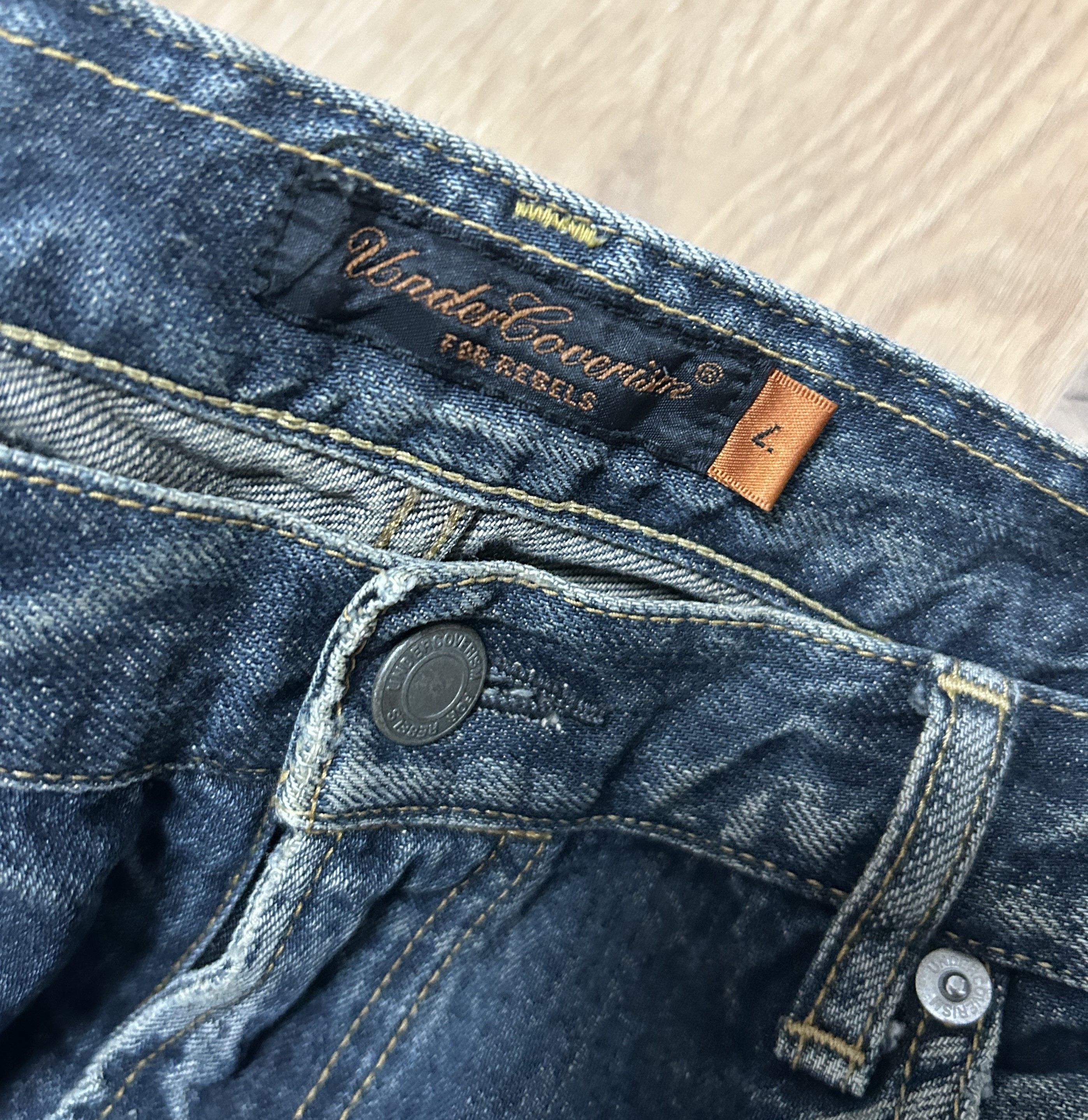Undercover Undercover ss07 "Purple" Chaos Zipper Jeans Size US 34 / EU 50 - 3 Thumbnail