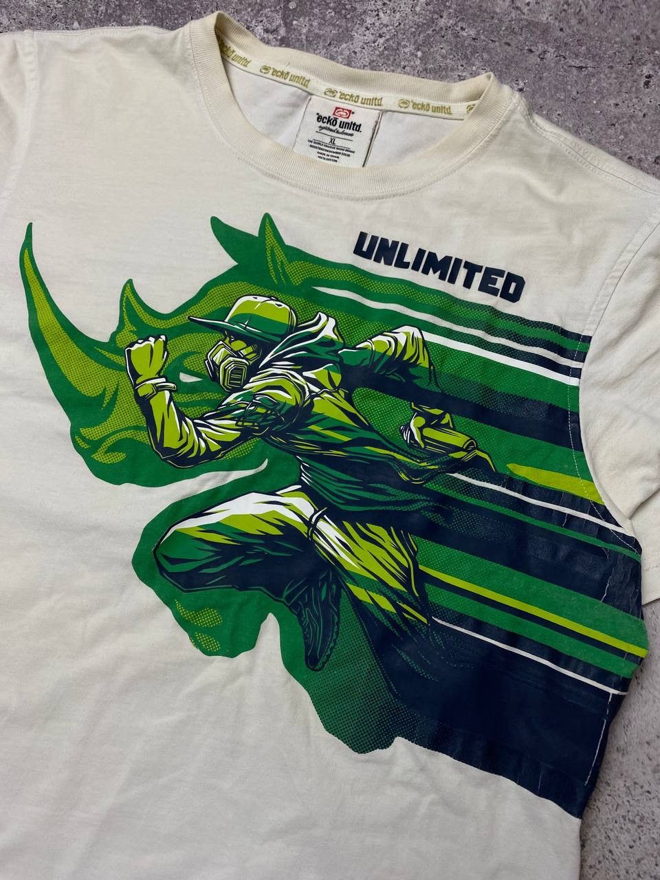 Ecko Unltd. × Vintage Vintage Ecko Unltd. T-Shirt Big Logo Y2K Rap Hip Hop Style Size US XL / EU 56 / 4 - 4 Thumbnail
