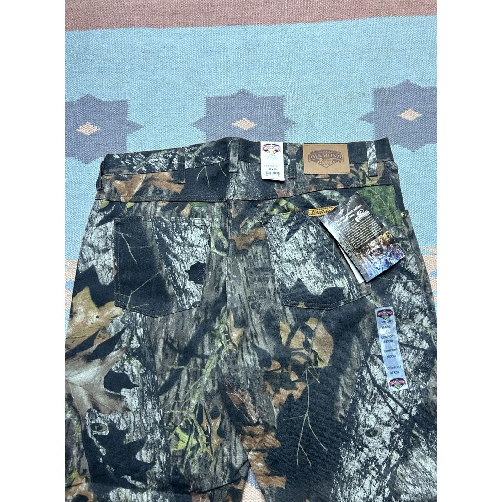 Vintage VINTAGE Diamond Jeans Mossy Oak Camo NWT DEADSTOCK Men 38x30 Straight Jeans Mens Size US 38 / EU 54 - 3 Thumbnail
