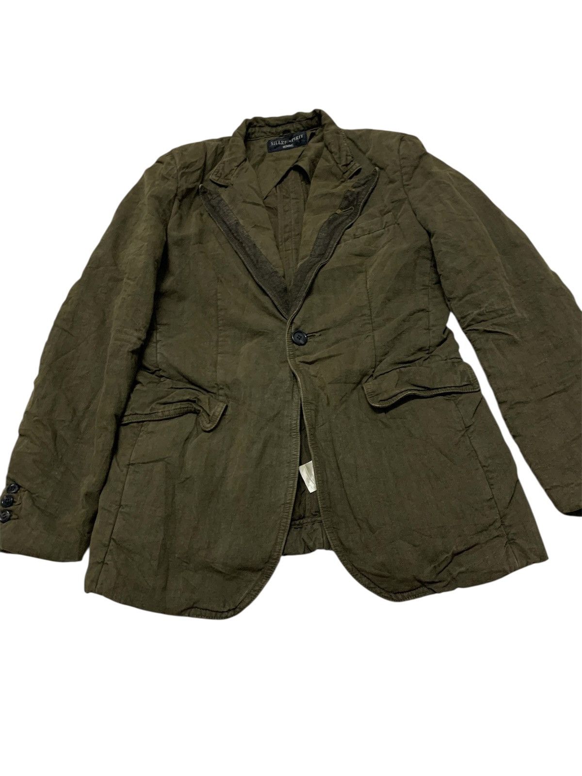 Share Spirit Homme SHARE SPIRIT green blazer jacket Size US M / EU 48-50 / 2 - 3 Thumbnail
