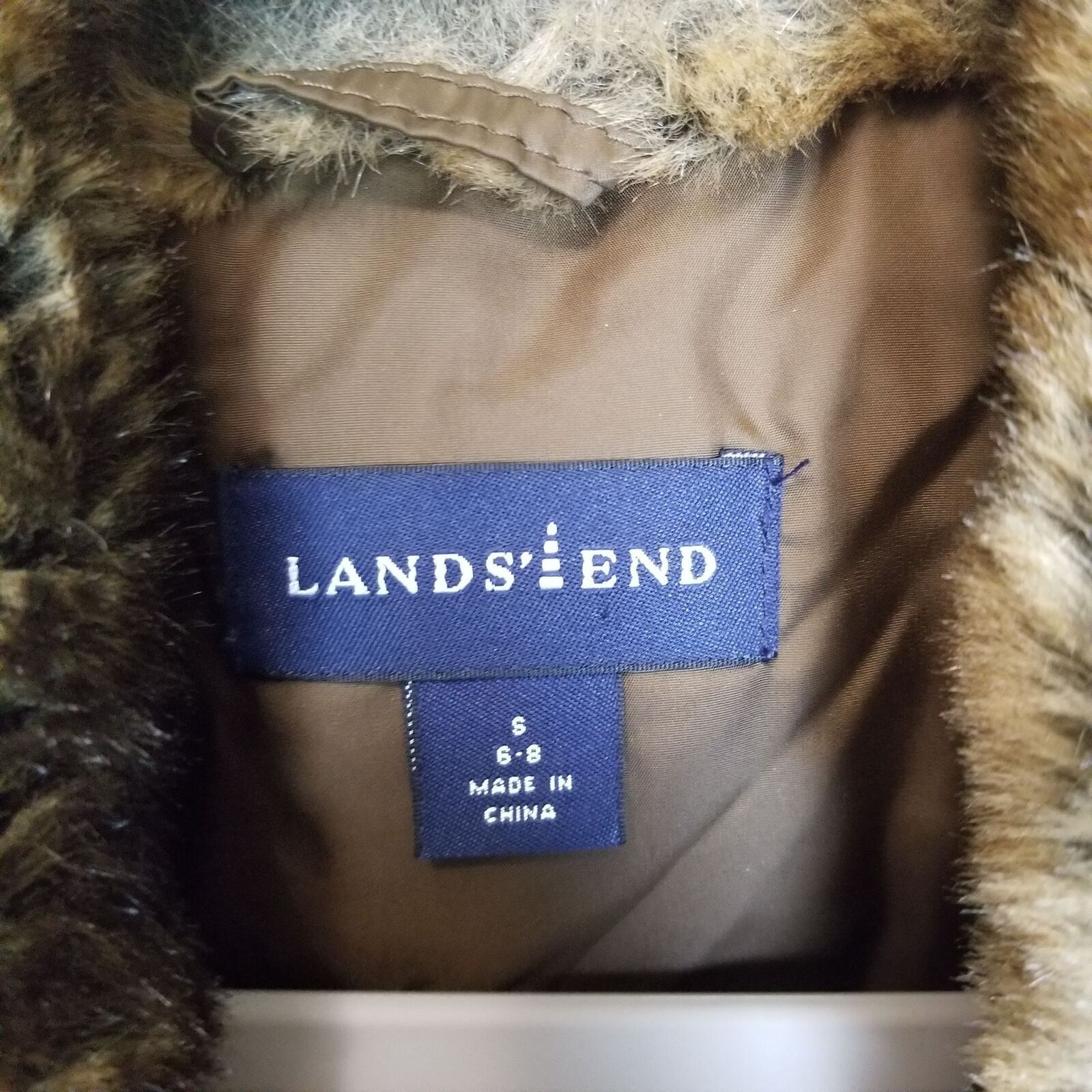 Lands' End Lands End Womens Goose Down Vest Faux Fur Collar Size S Size S / US 4 / IT 40 - 5 Thumbnail