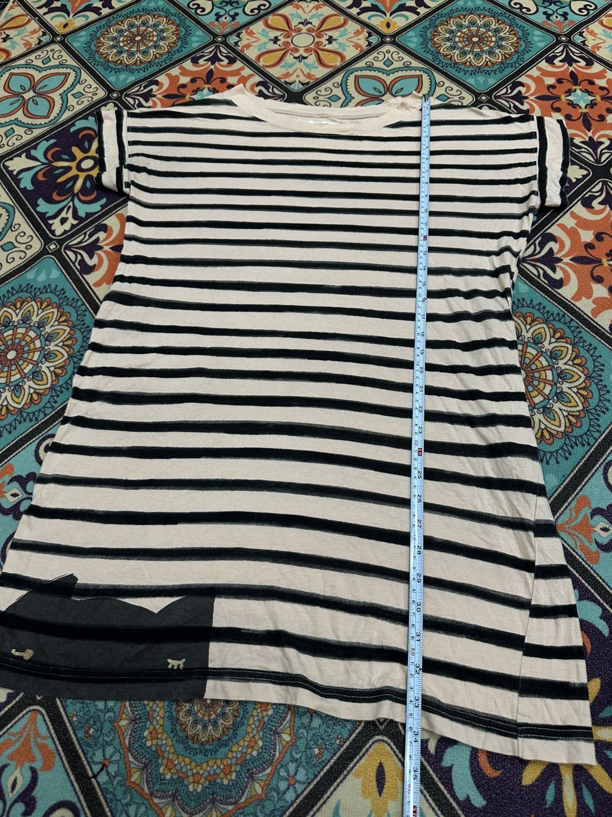 Tsumori Chisato Cats Tsumori Chisato Stripes Long Shirt/Blouse Size M / US 6-8 / IT 42-44 - 4 Thumbnail
