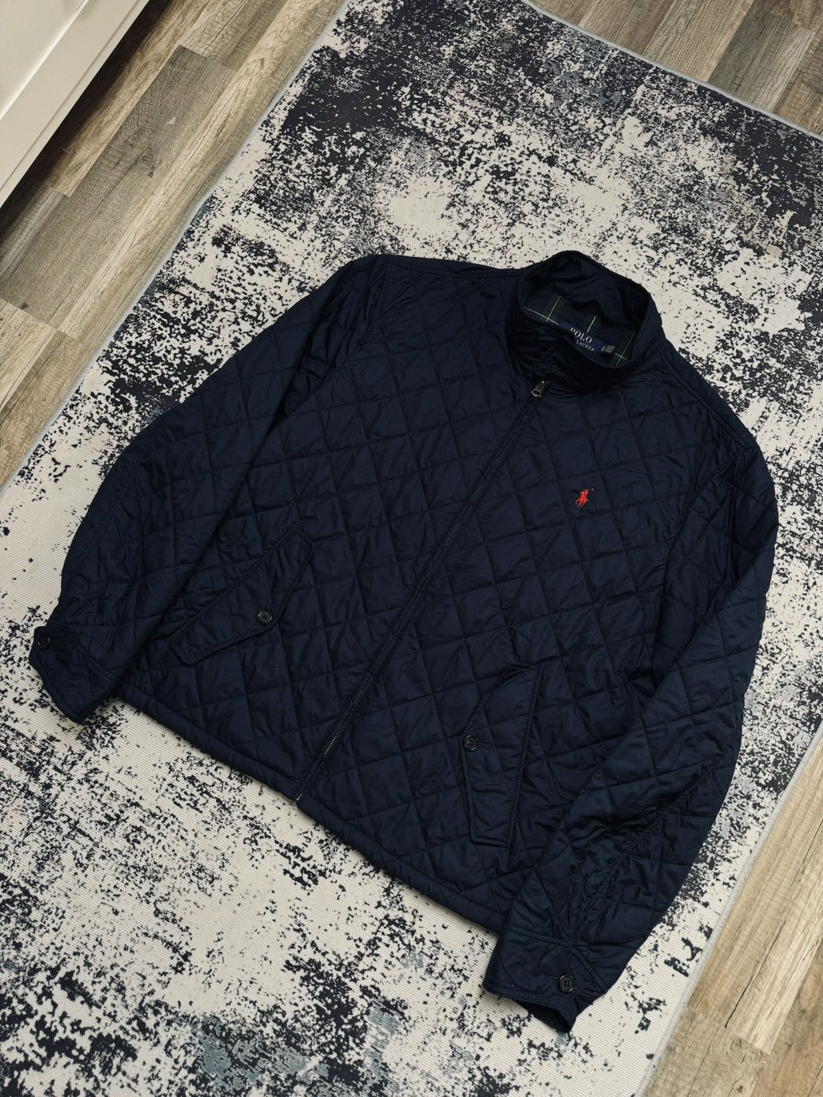 Polo Ralph Lauren × Ralph Lauren × Vintage Vintage Ralph Lauren Down Puffer Bomber Jacket RLX L navy Size US L / EU 52-54 / 3 - 2 Thumbnail
