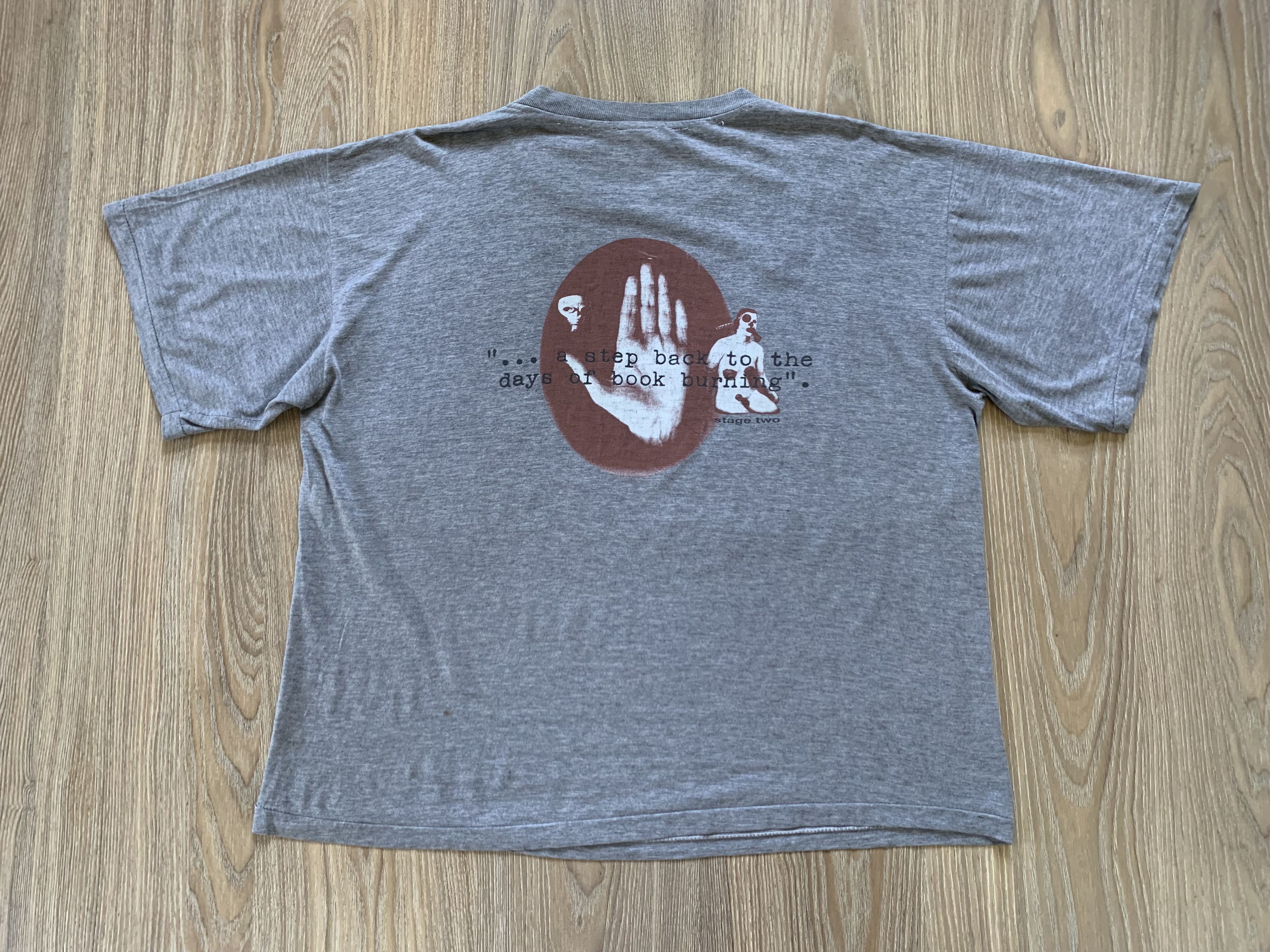 Band Tees × Vintage Pitch Shifter A Step Back To The Days Of Book Burning Size US XL / EU 56 / 4 - 3 Thumbnail