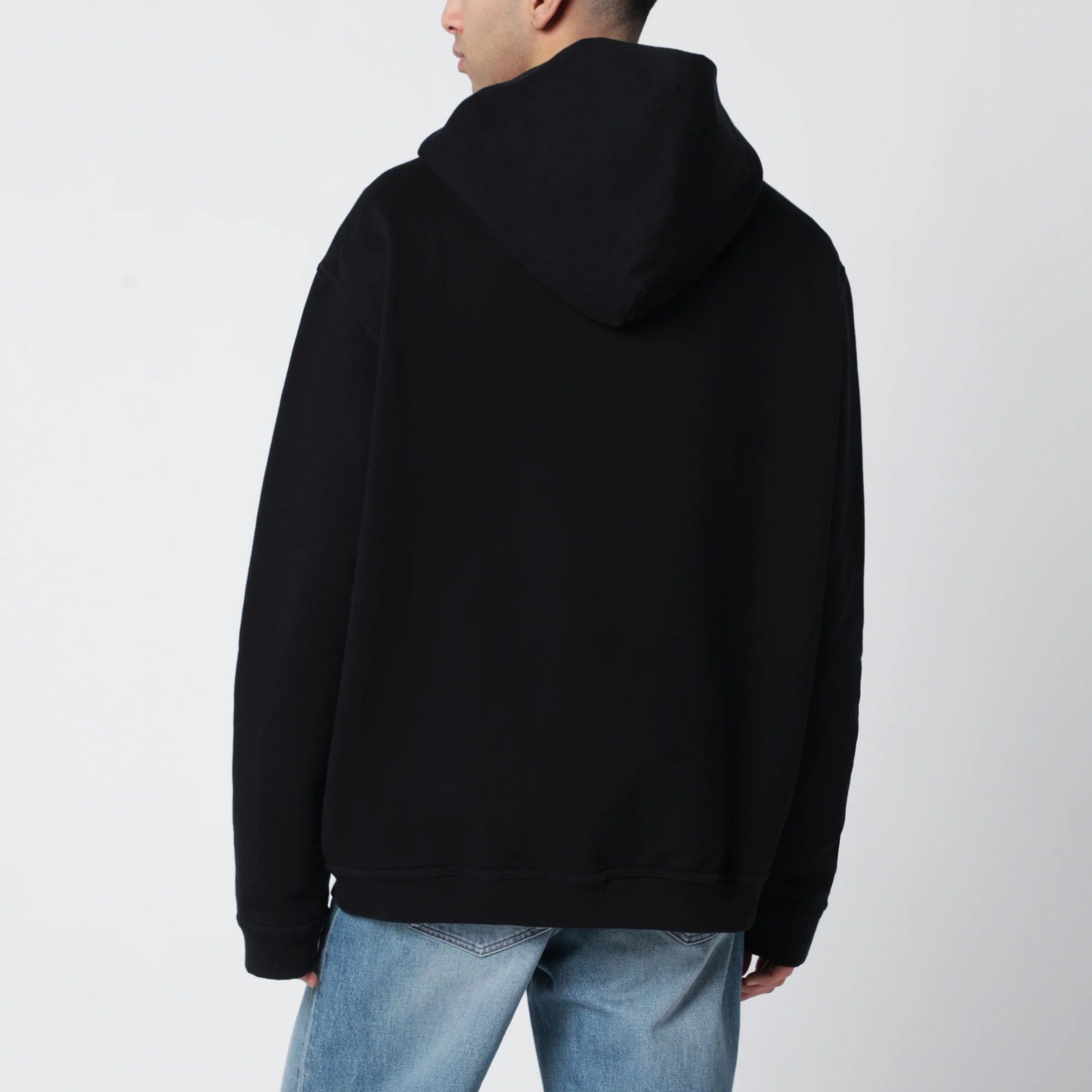 Maison Margiela o1d2blof0526 Hoodie With Reversed Logo in Black Size US M / EU 48-50 / 2 - 3 Thumbnail