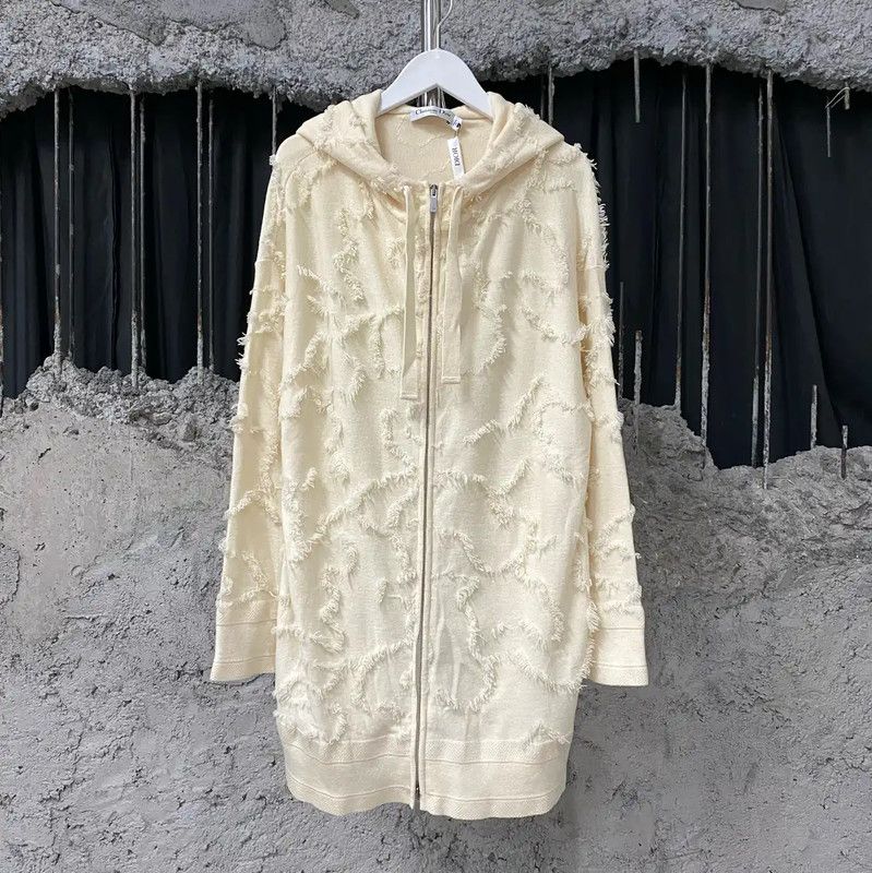 Dior Dior Spring Autumn Off-White Women's Jacket 0089 Size ONE SIZE - 1 Thumbnail