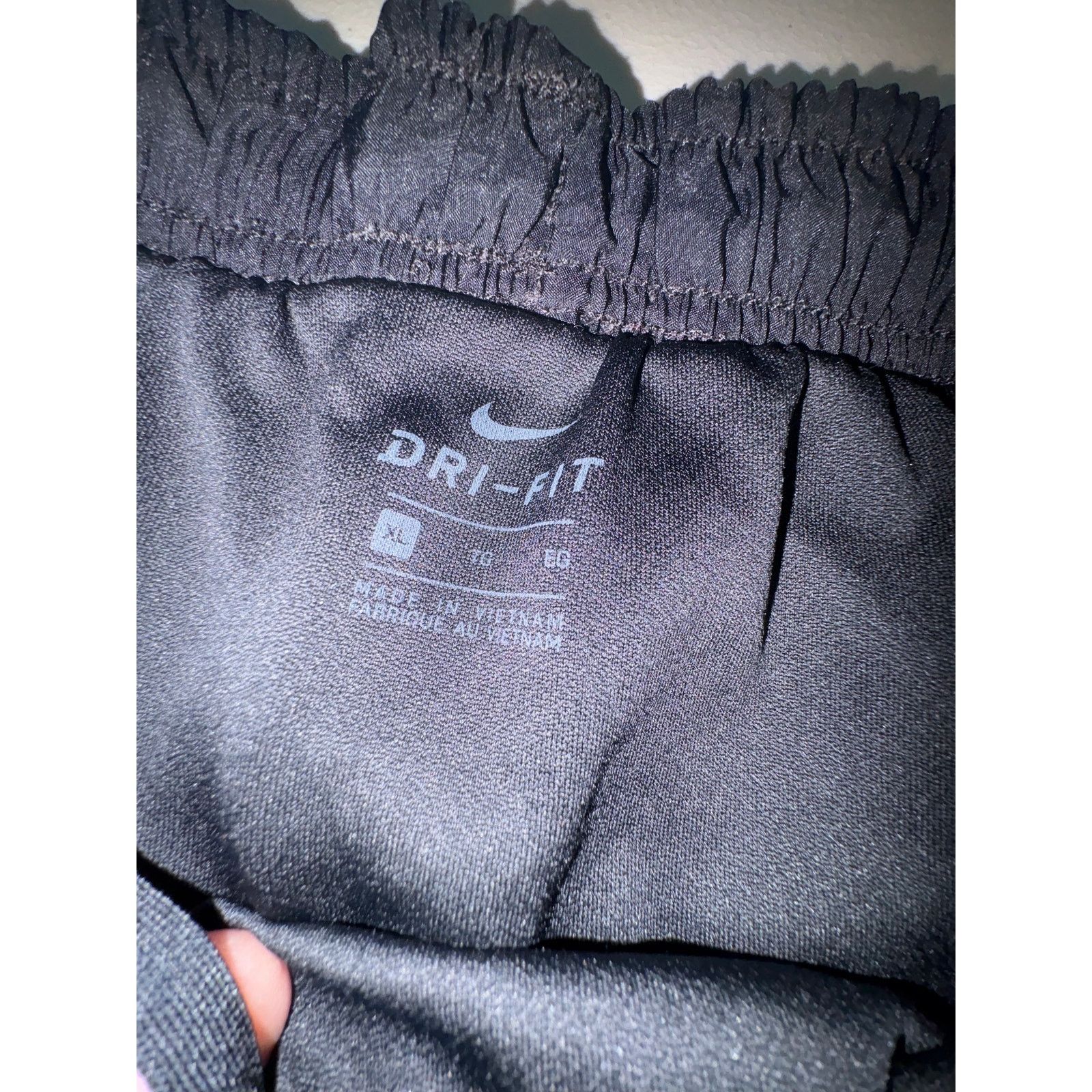 Nike Nike Dri Fit Womens XL Black Gray Running Athletic Shorts Size 34" / US 12 / IT 48 - 4 Thumbnail