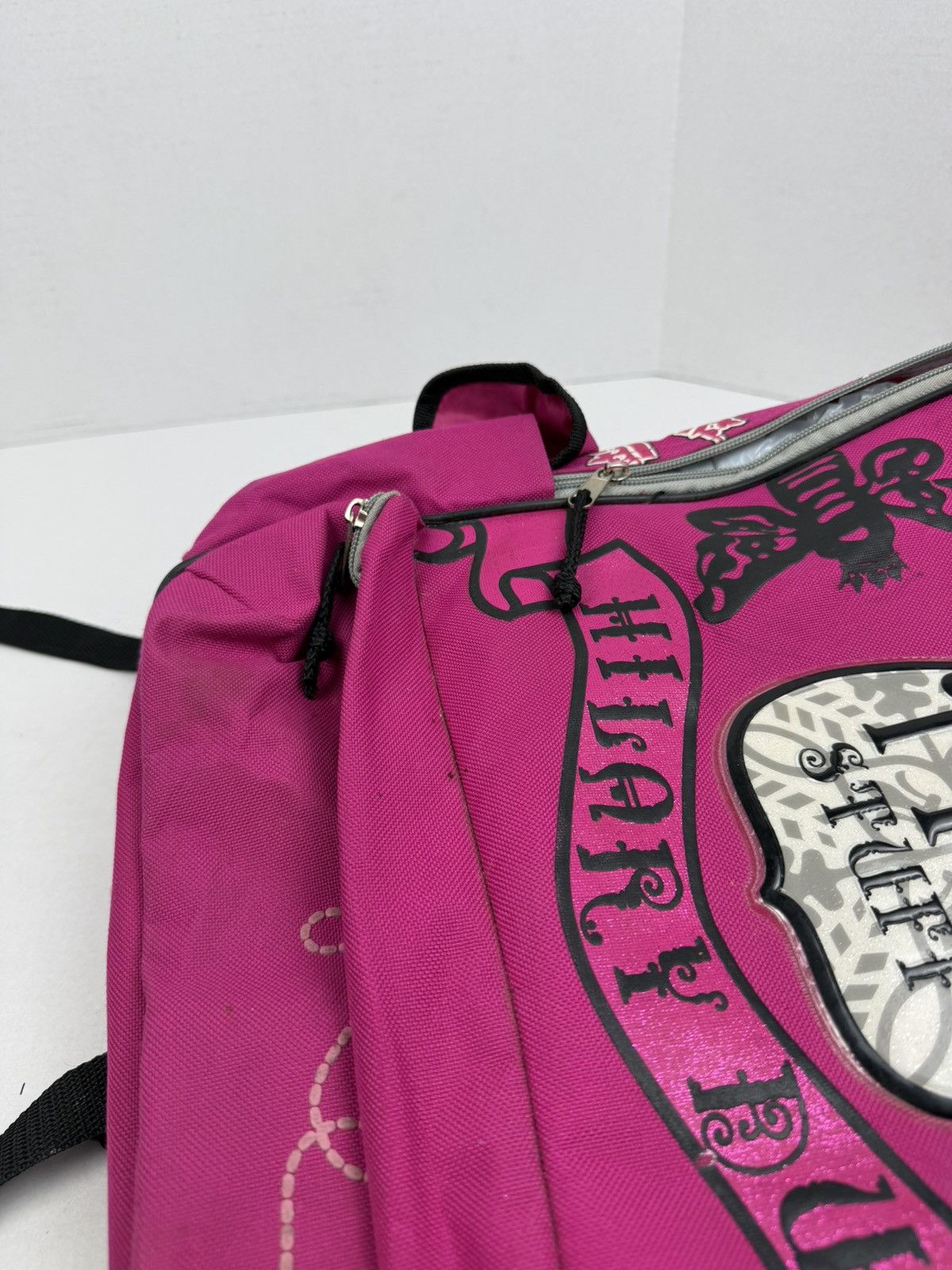 Other Y2K Vintage Hilary Duff HD Stuff Pink Backpack Bee Crown Size ONE SIZE - 17 Thumbnail